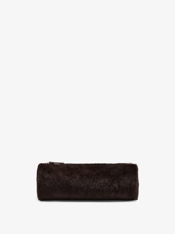 Silo Clutch in Shearling sold by Proenza Schouler