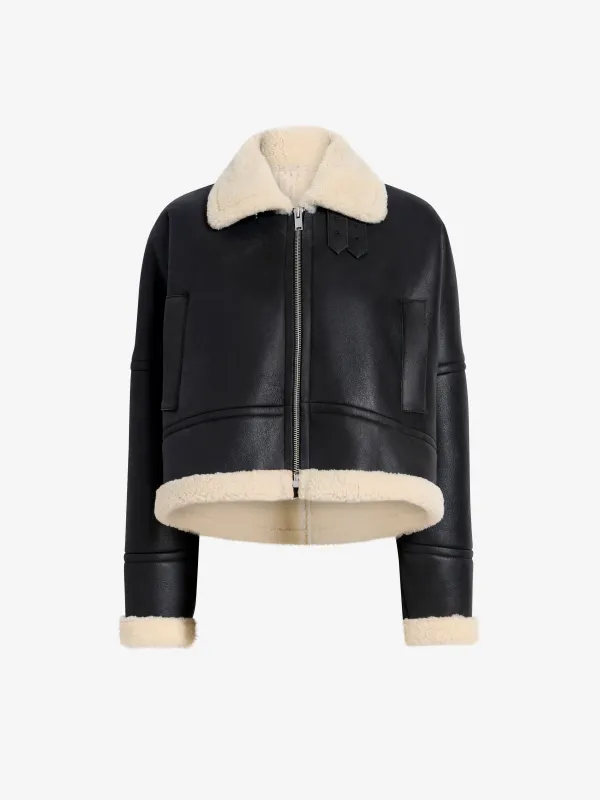 Alya Jacket in Shearling sold by Proenza Schouler