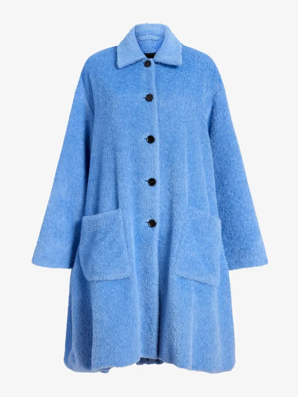Verretta Coat in Alpaca Coating sold by Proenza Schouler
