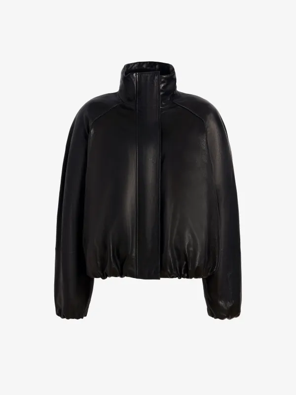 Laney Jacket in Semigloss Leather made by Proenza Schouler