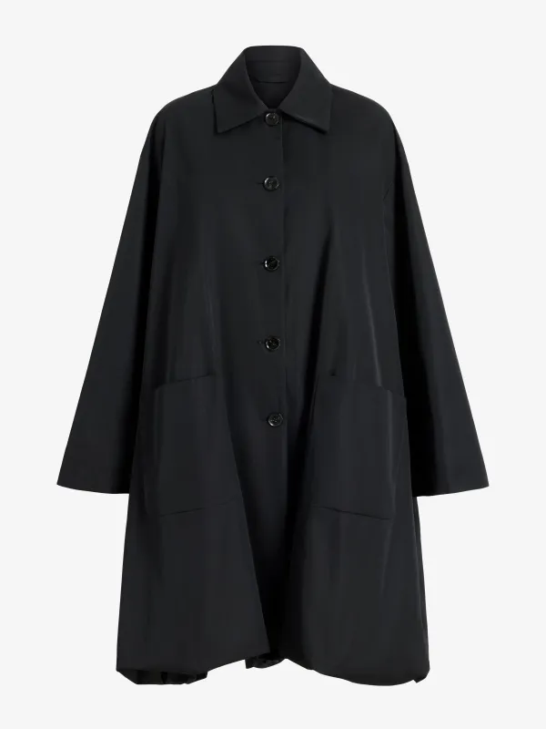 Verretta Coat in Coated Cotton sold by Proenza Schouler