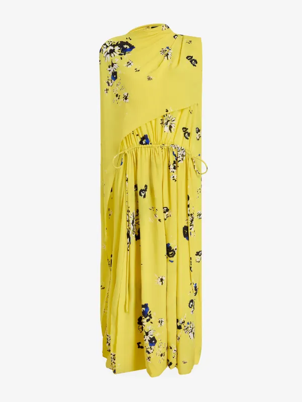 Ysabelle Dress In Printed Silk Viscose made by Proenza Schouler