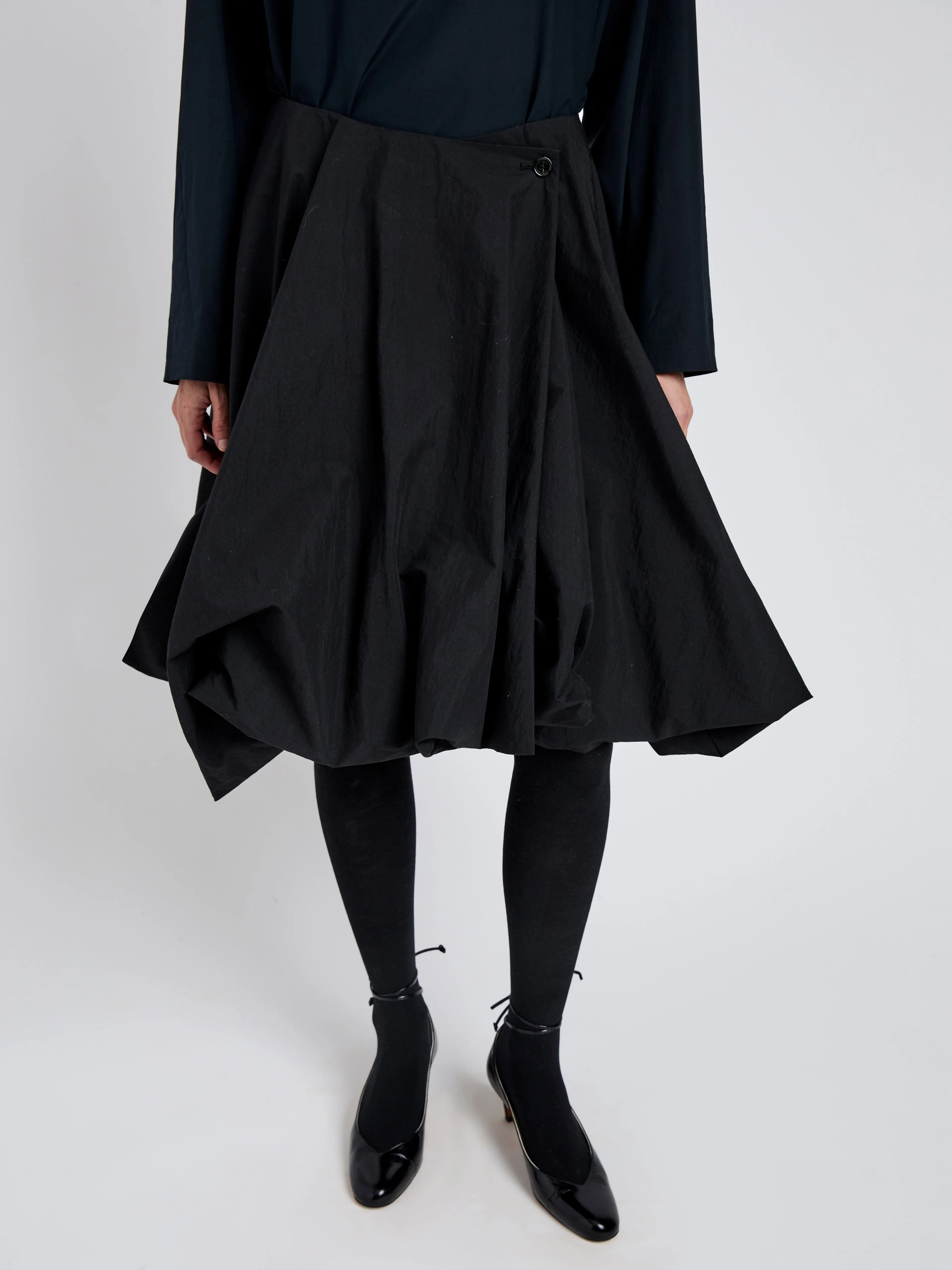 Olina Skirt in Bi Stretch Cotton Nylon sold by Proenza Schouler product image thumbnail 5