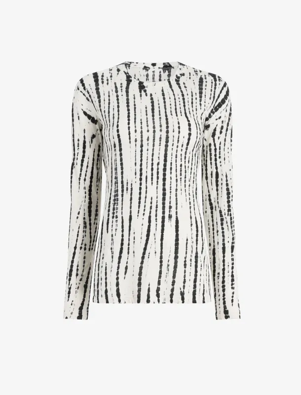 Mia T-Shirt in Tie Dye Tissue Jersey sold by Proenza Schouler