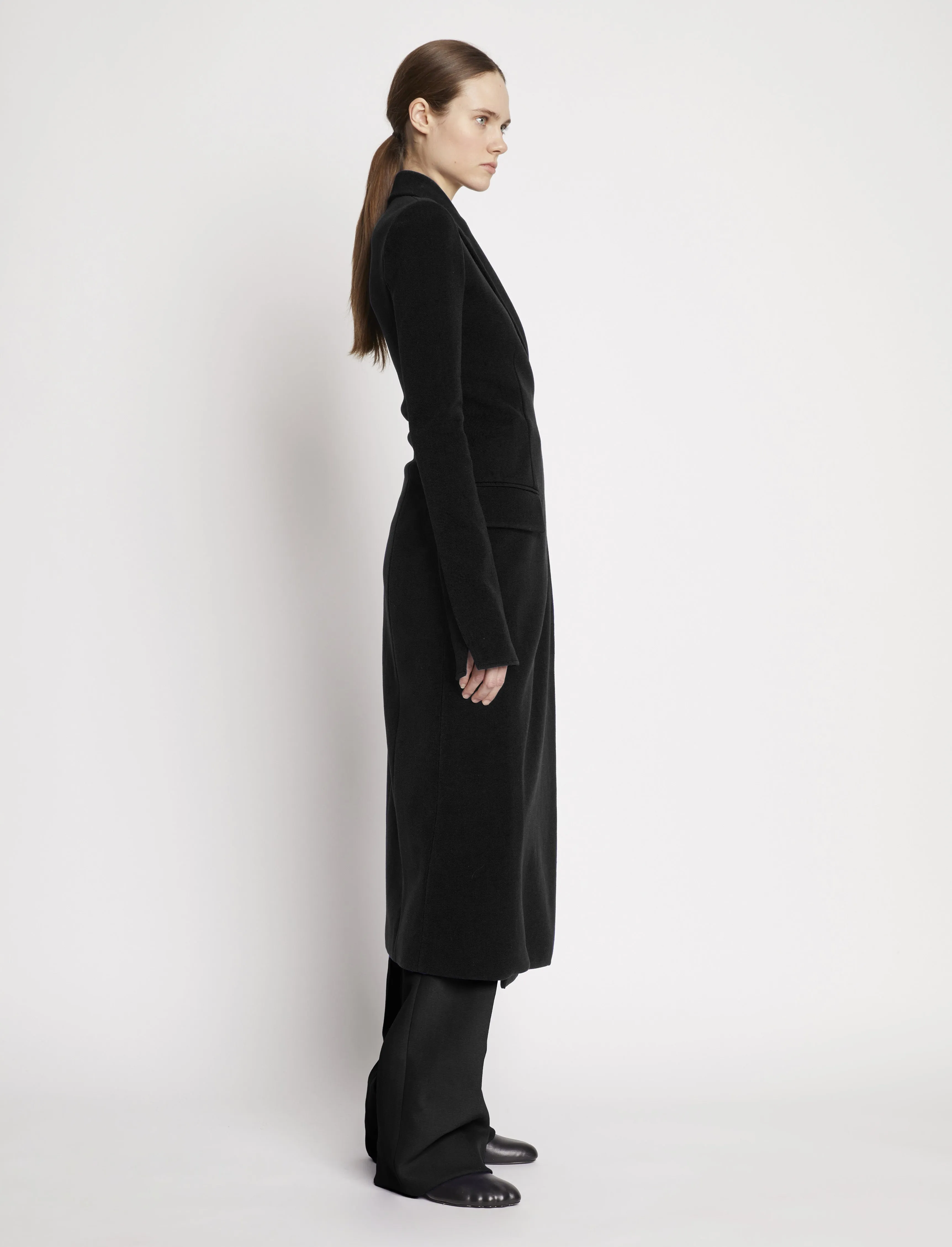Bi-Stretch Crepe Wrap Coat sold by Proenza Schouler product image thumbnail 3
