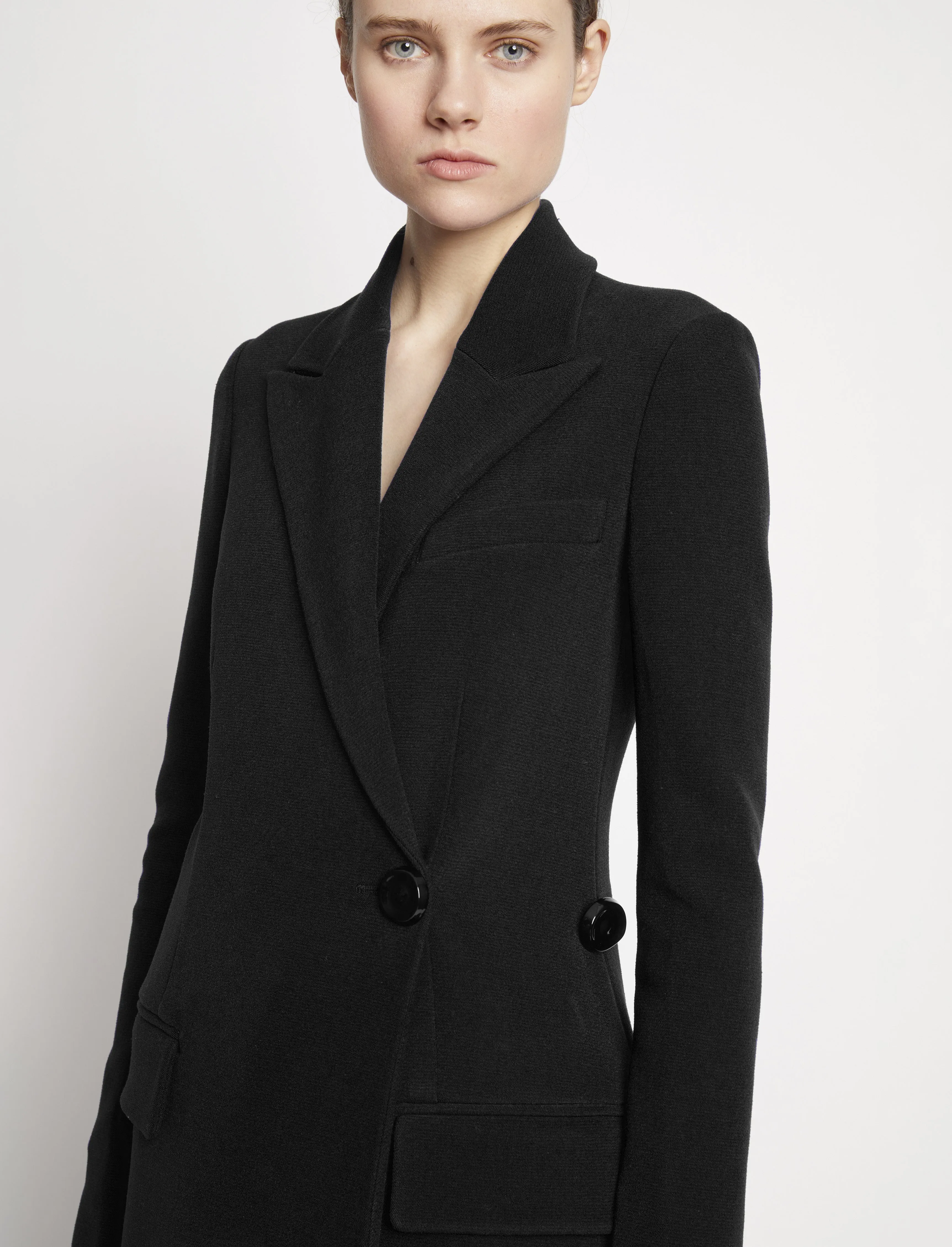 Bi-Stretch Crepe Wrap Coat sold by Proenza Schouler product image thumbnail 5