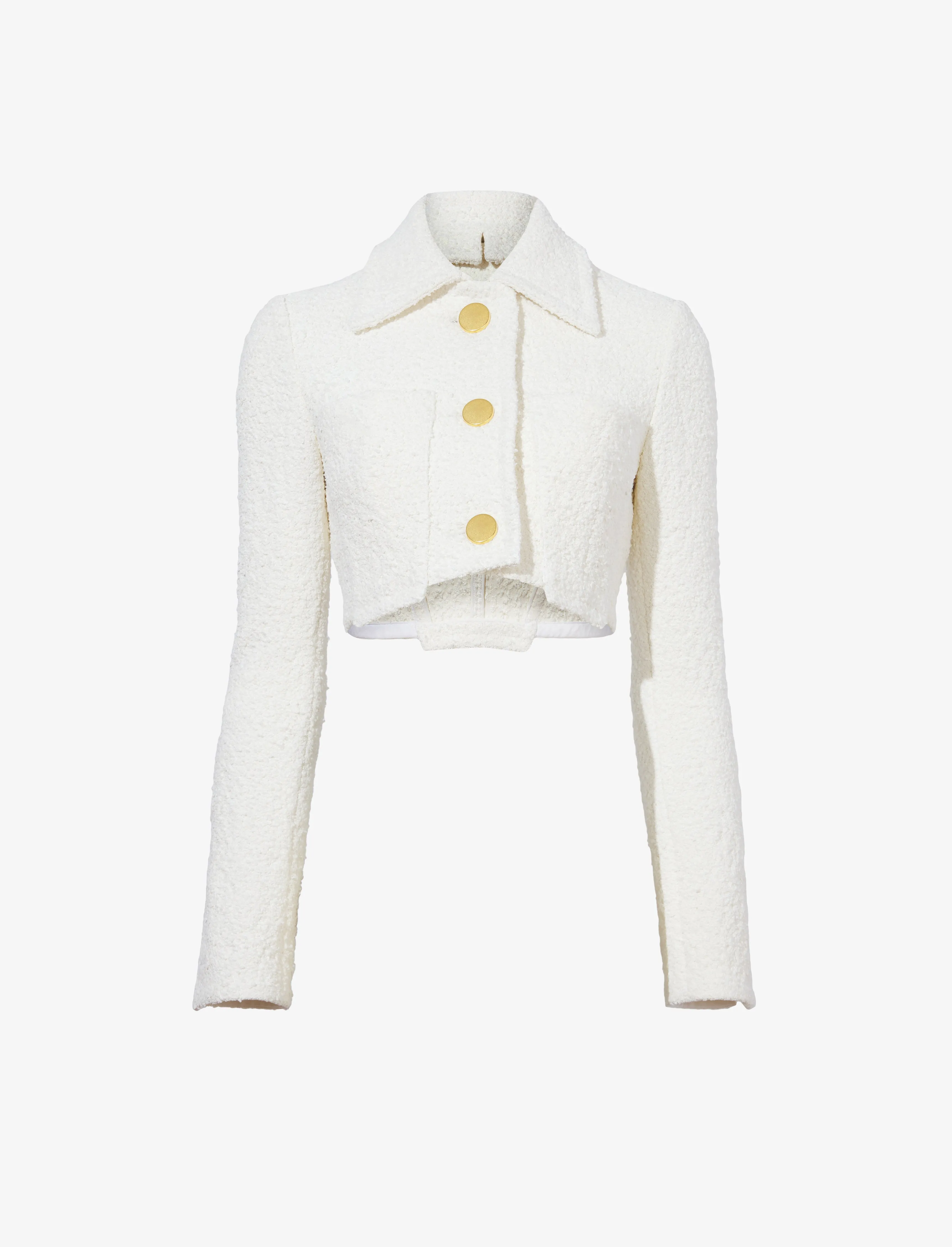Boucle Tweed Crop Jacket sold by Proenza Schouler