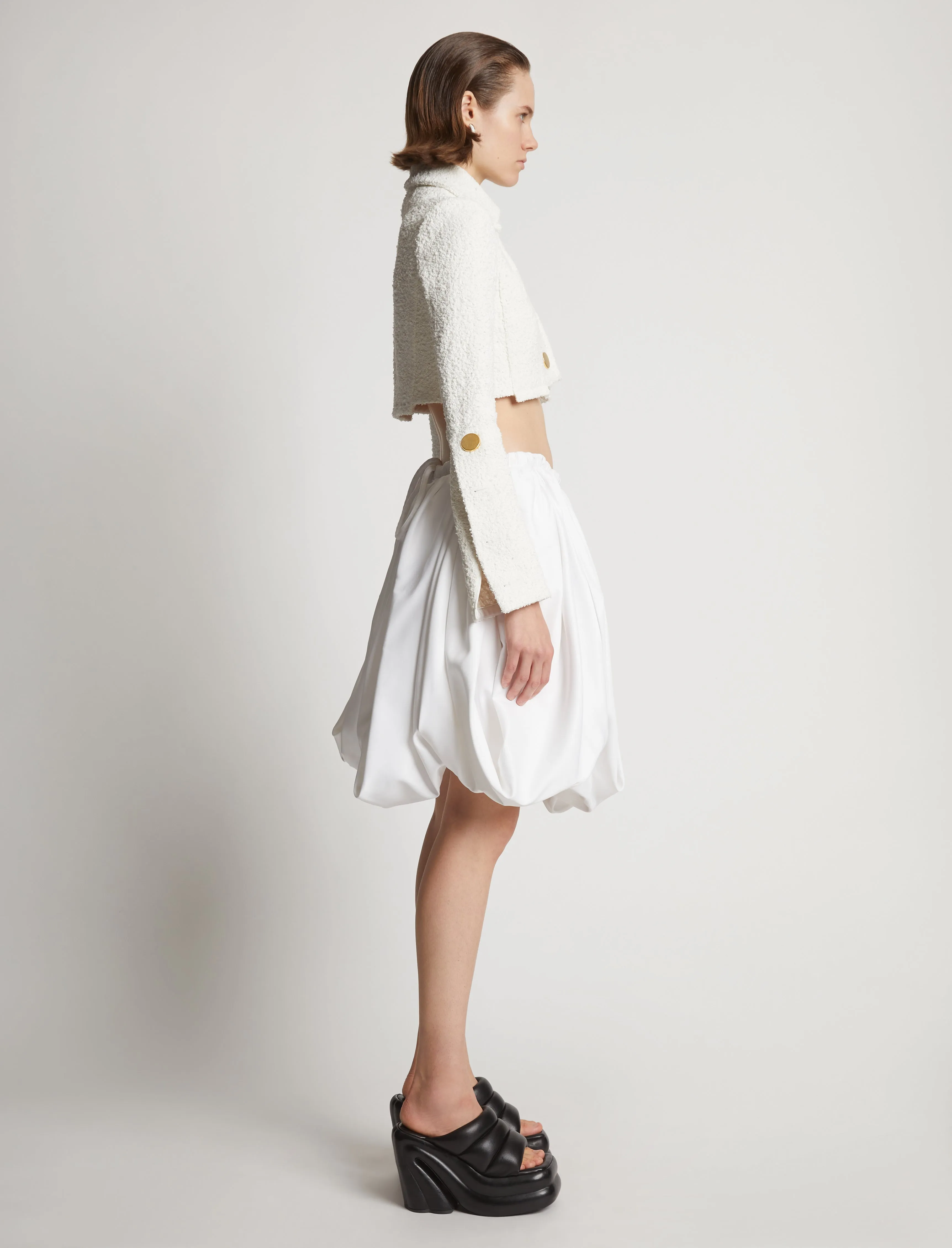 Boucle Tweed Crop Jacket sold by Proenza Schouler product image thumbnail 4