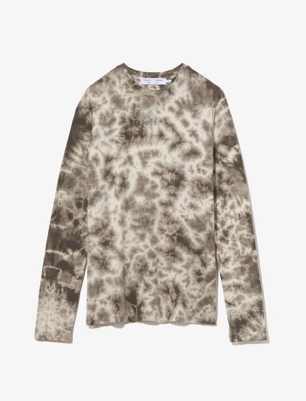 Tie Dye Long Sleeve T-Shirt made by Proenza Schouler