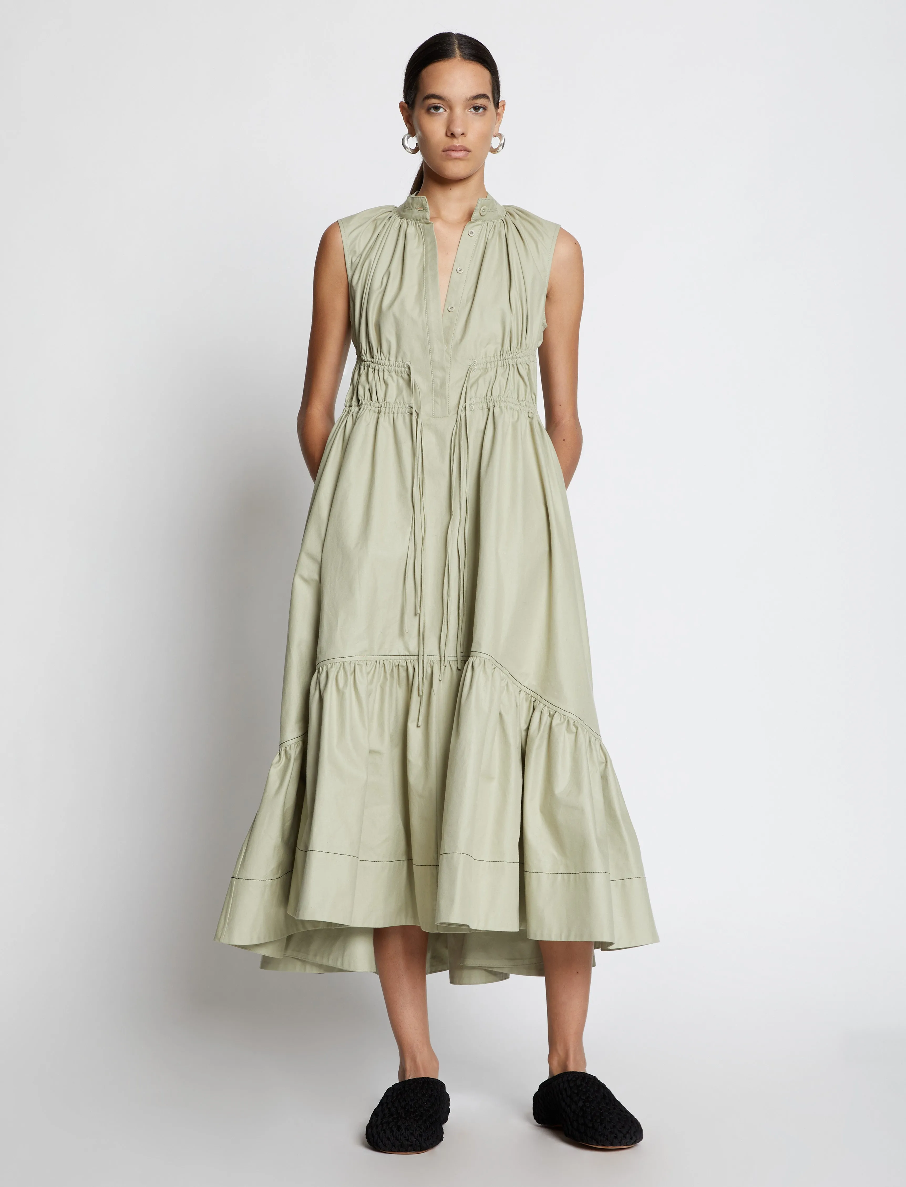 Poplin Sleeveless Dress sold by Proenza Schouler product image thumbnail 2