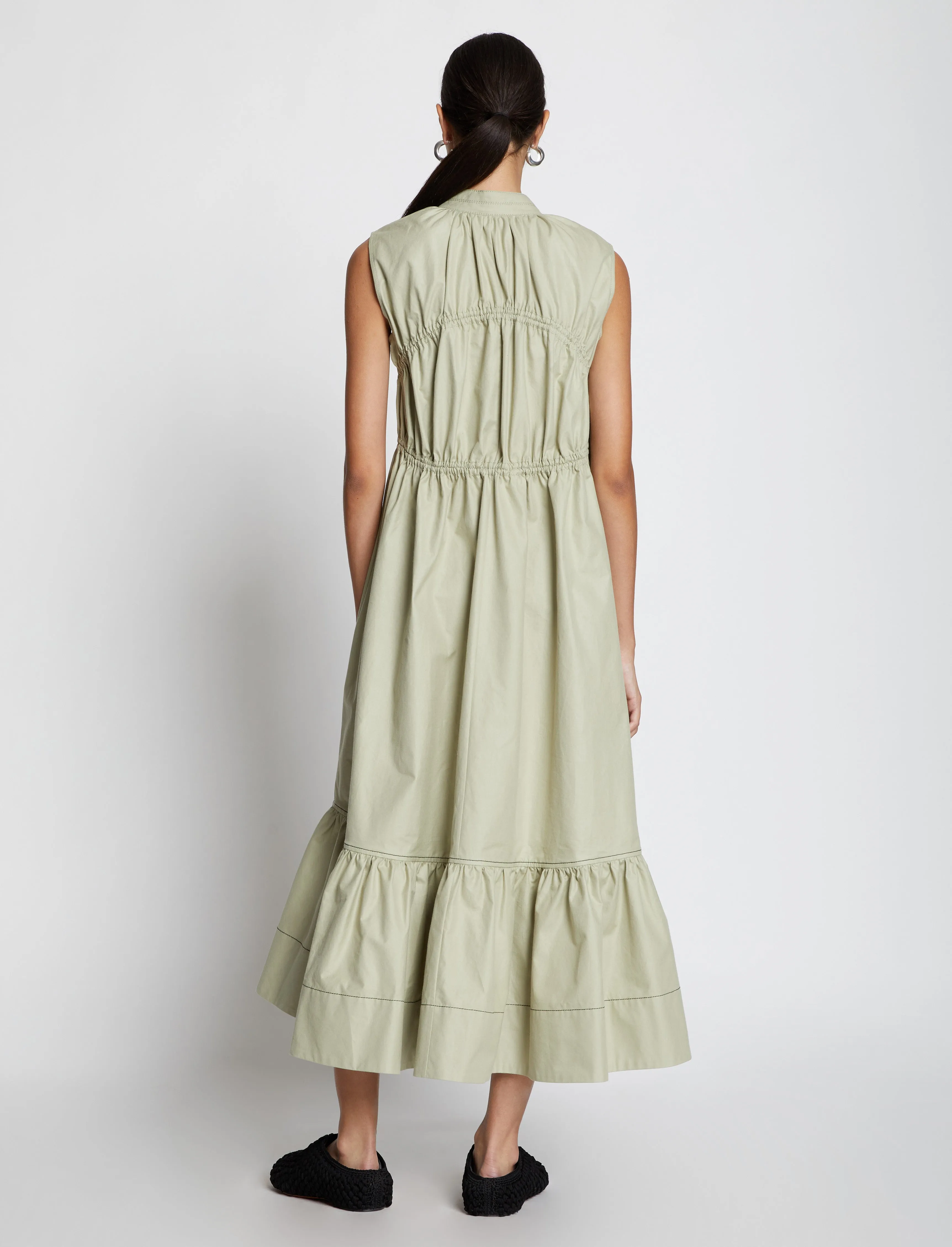 Poplin Sleeveless Dress sold by Proenza Schouler product image thumbnail 3
