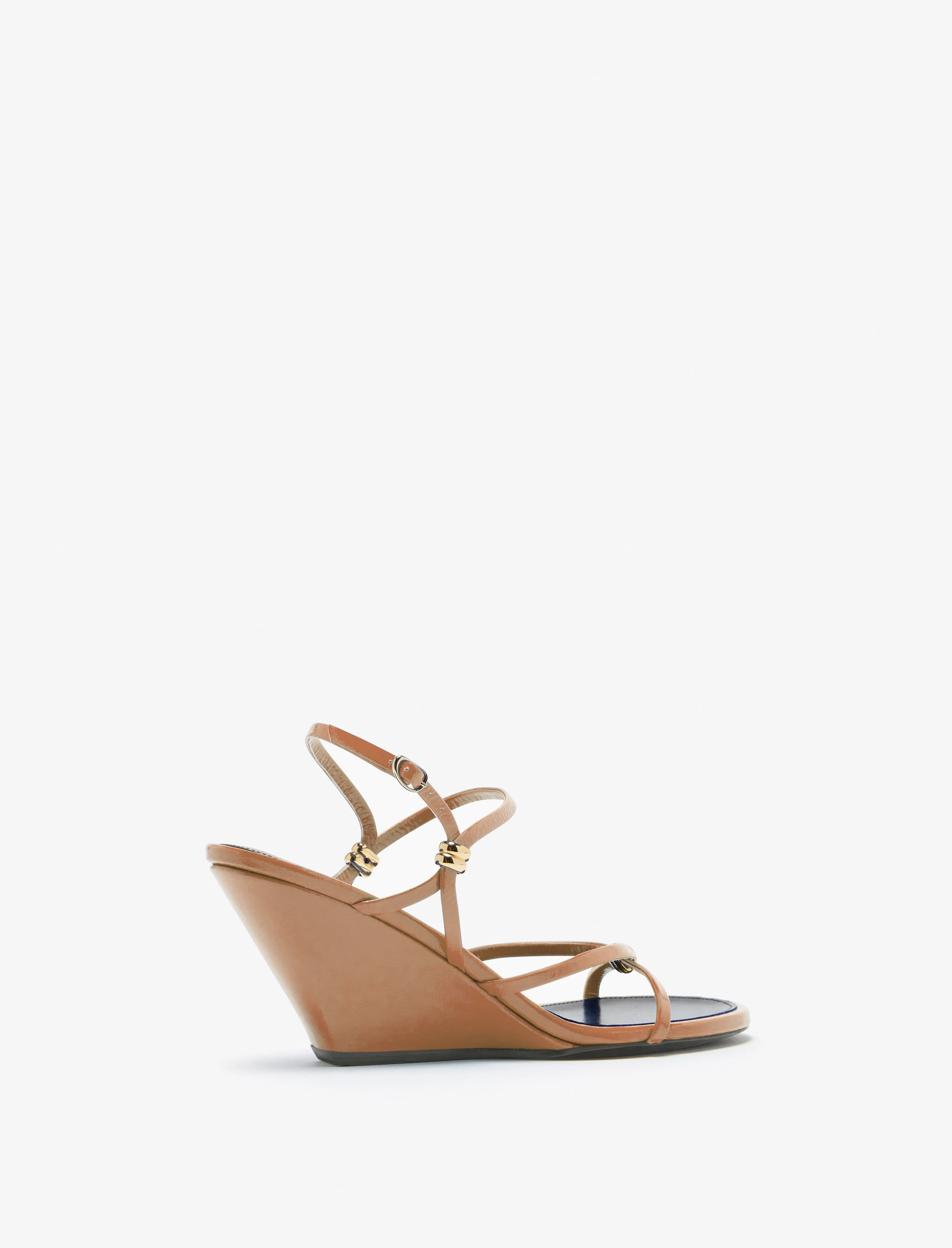 Coil Wedge Sandals in Slick Nappa sold by Proenza Schouler product image thumbnail 3