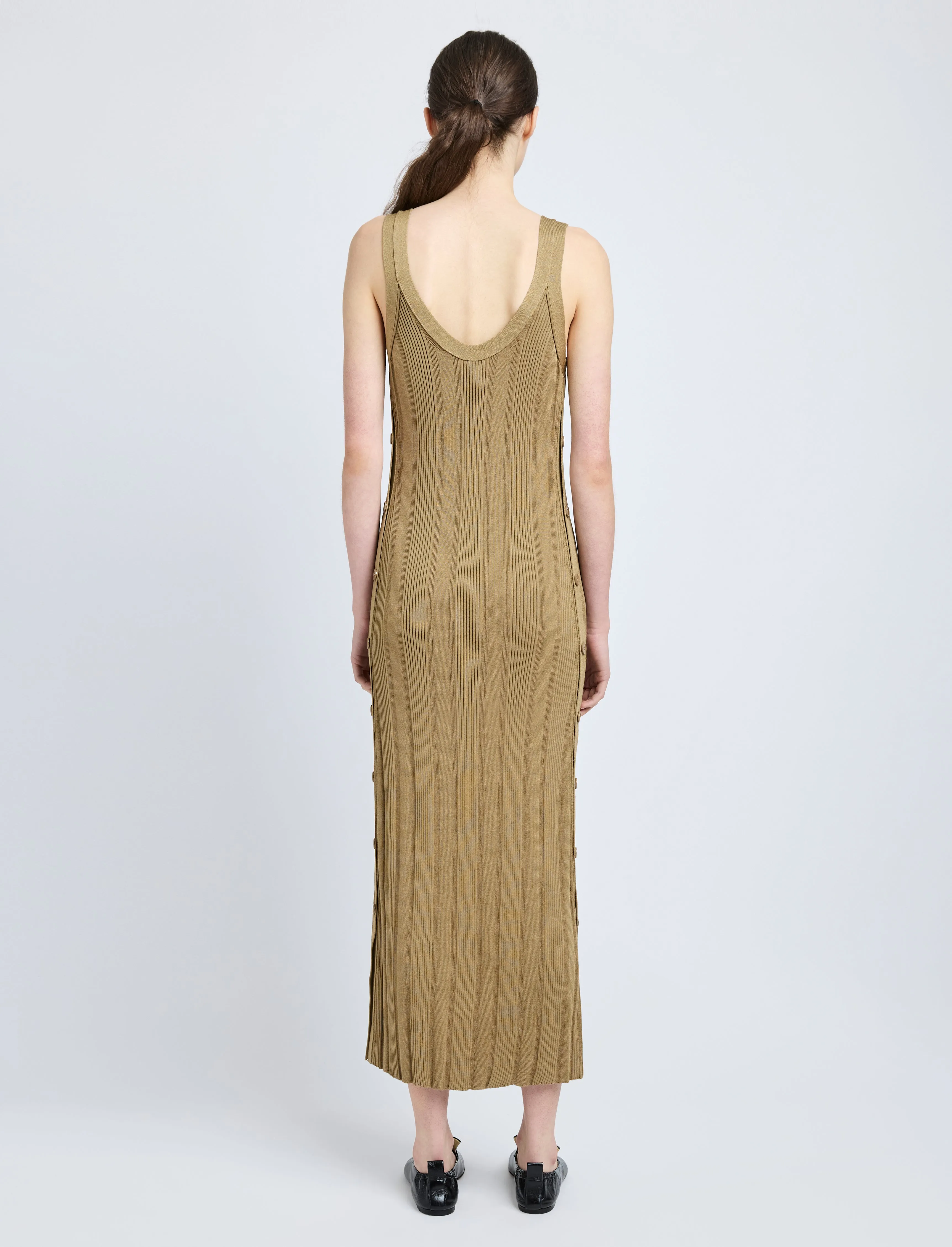 Ellis Dress in Column Rib sold by Proenza Schouler product image thumbnail 4