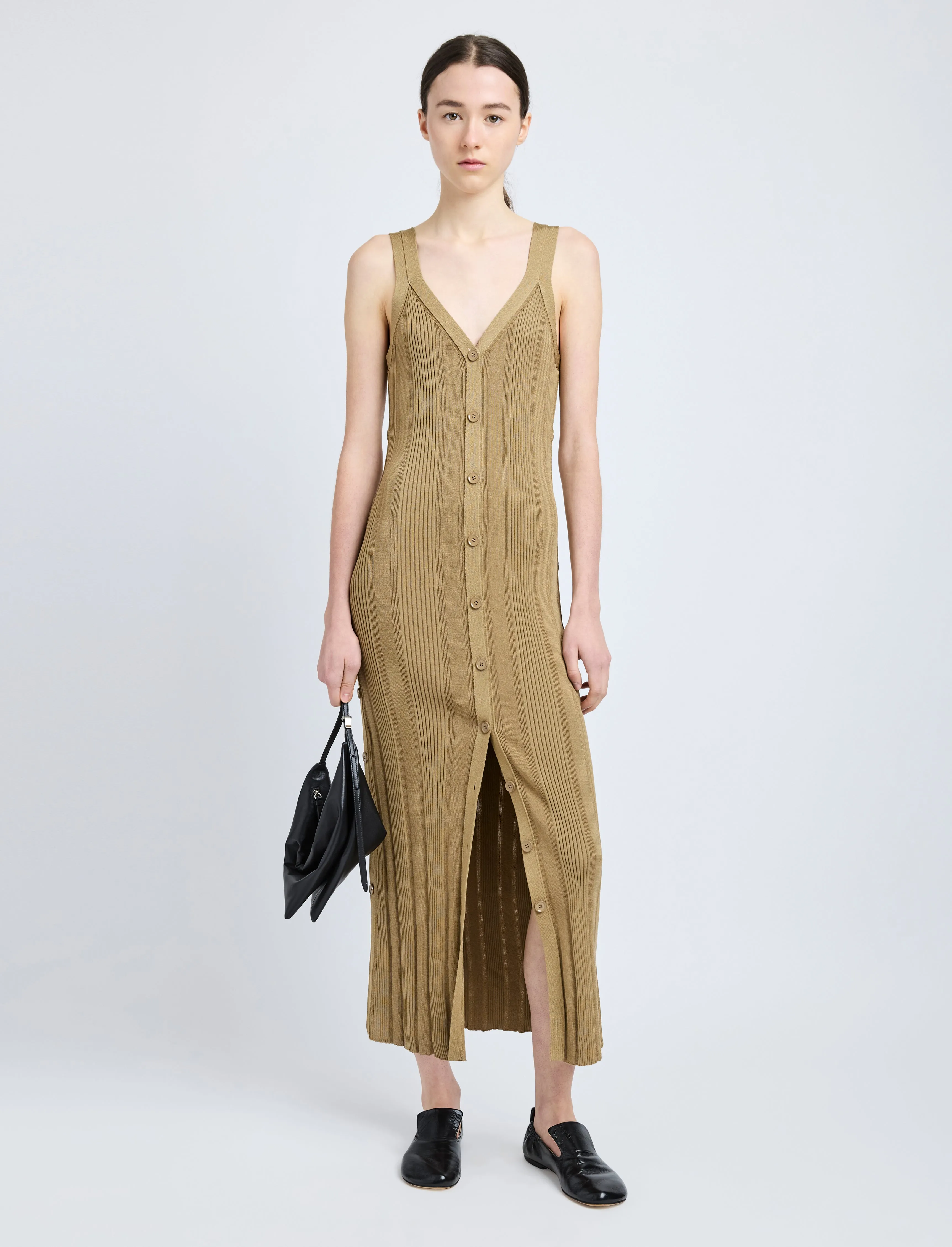 Ellis Dress in Column Rib sold by Proenza Schouler product image thumbnail 2