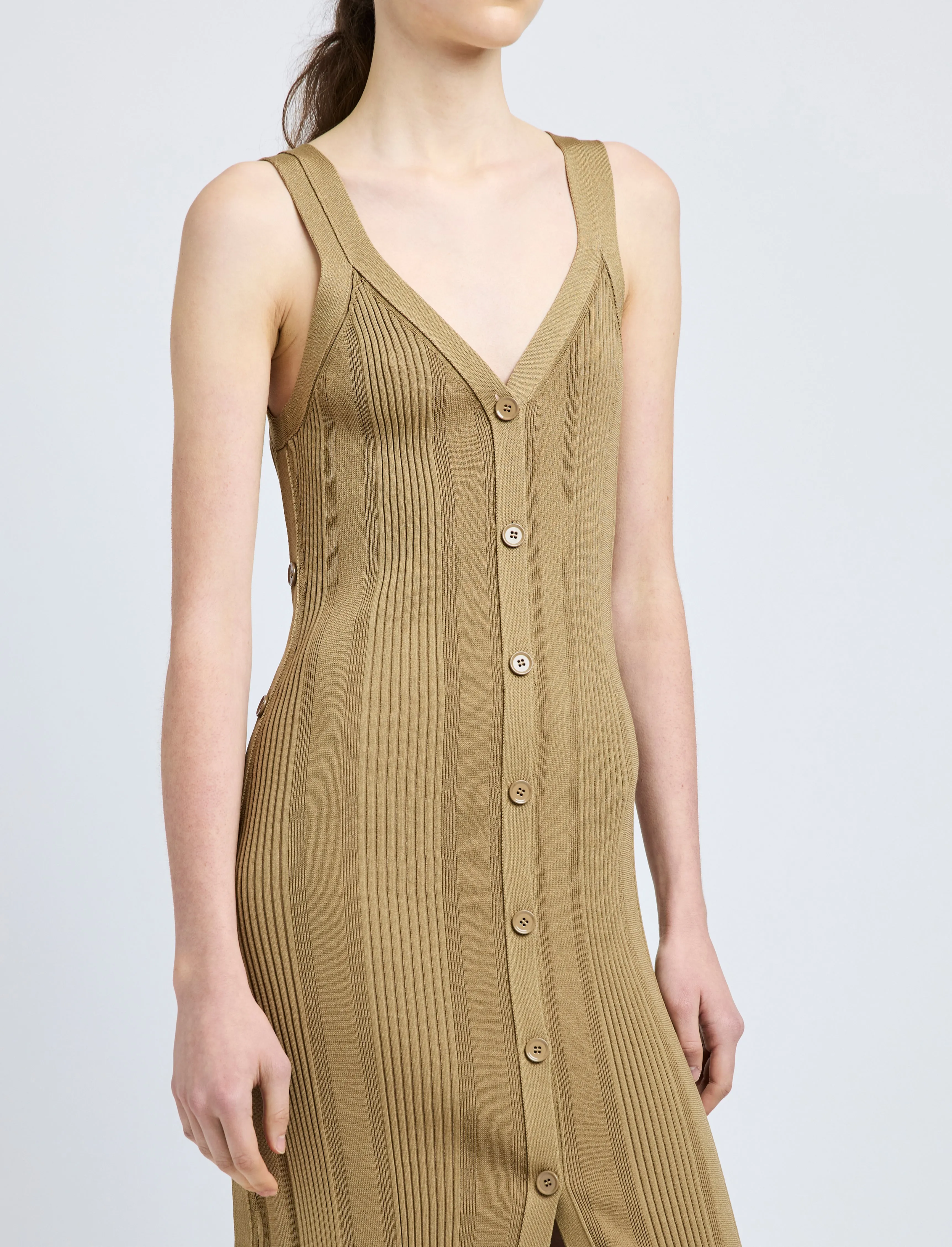 Ellis Dress in Column Rib sold by Proenza Schouler product image thumbnail 5