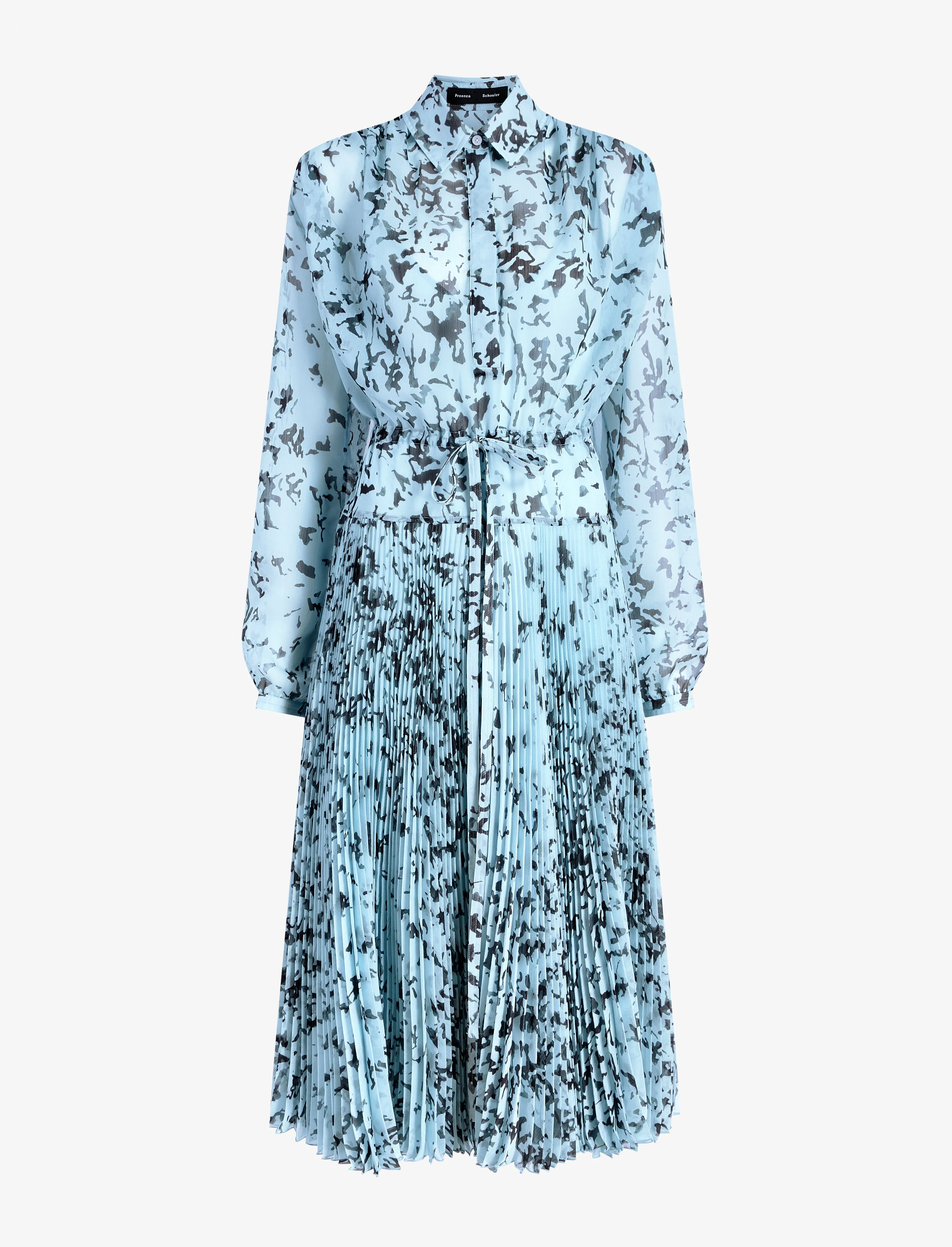 Jones Dress in Printed Crinkle Chiffon sold by Proenza Schouler