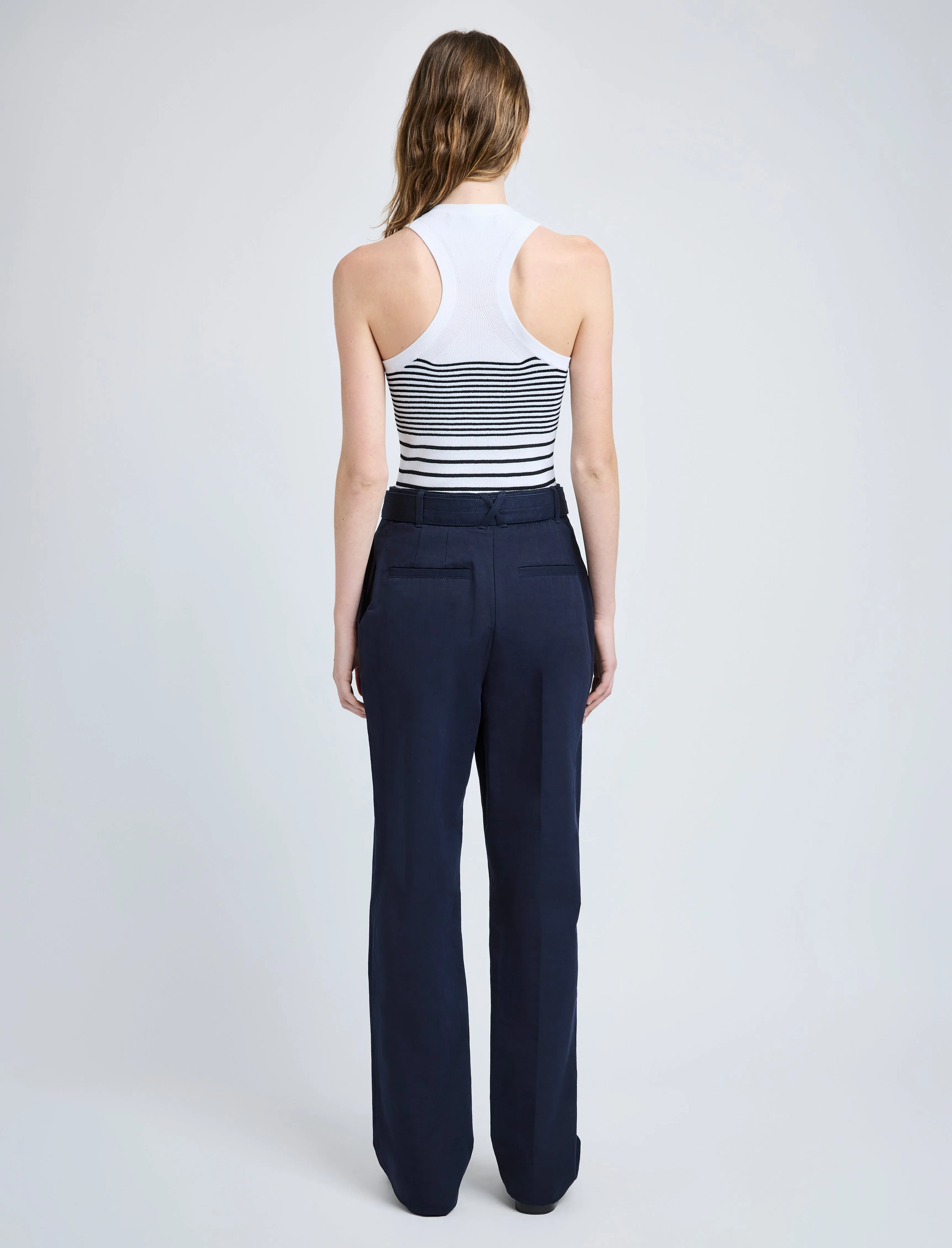 Roberts Top in Matte Viscose Rib sold by Proenza Schouler product image thumbnail 5