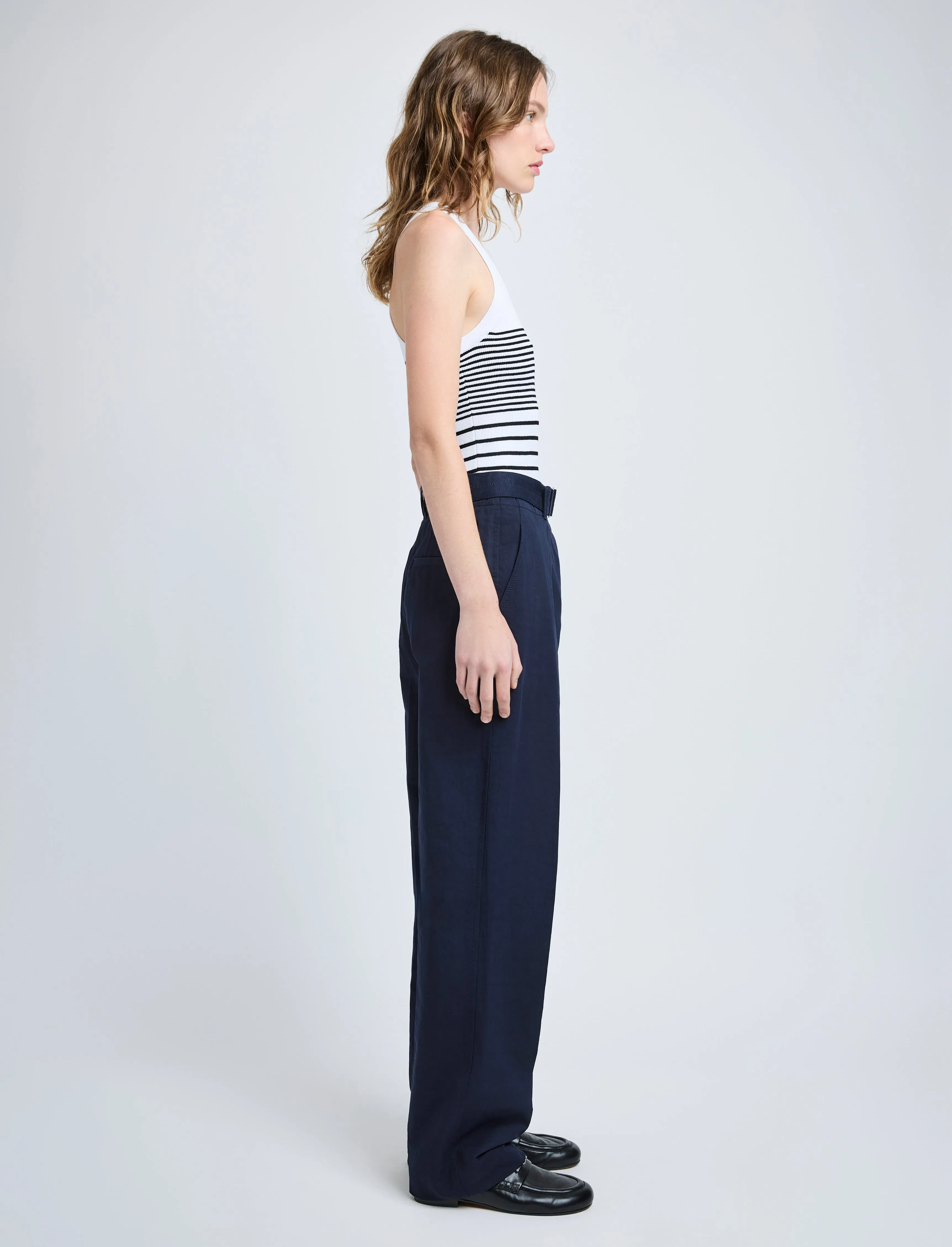 Roberts Top in Matte Viscose Rib sold by Proenza Schouler product image thumbnail 4