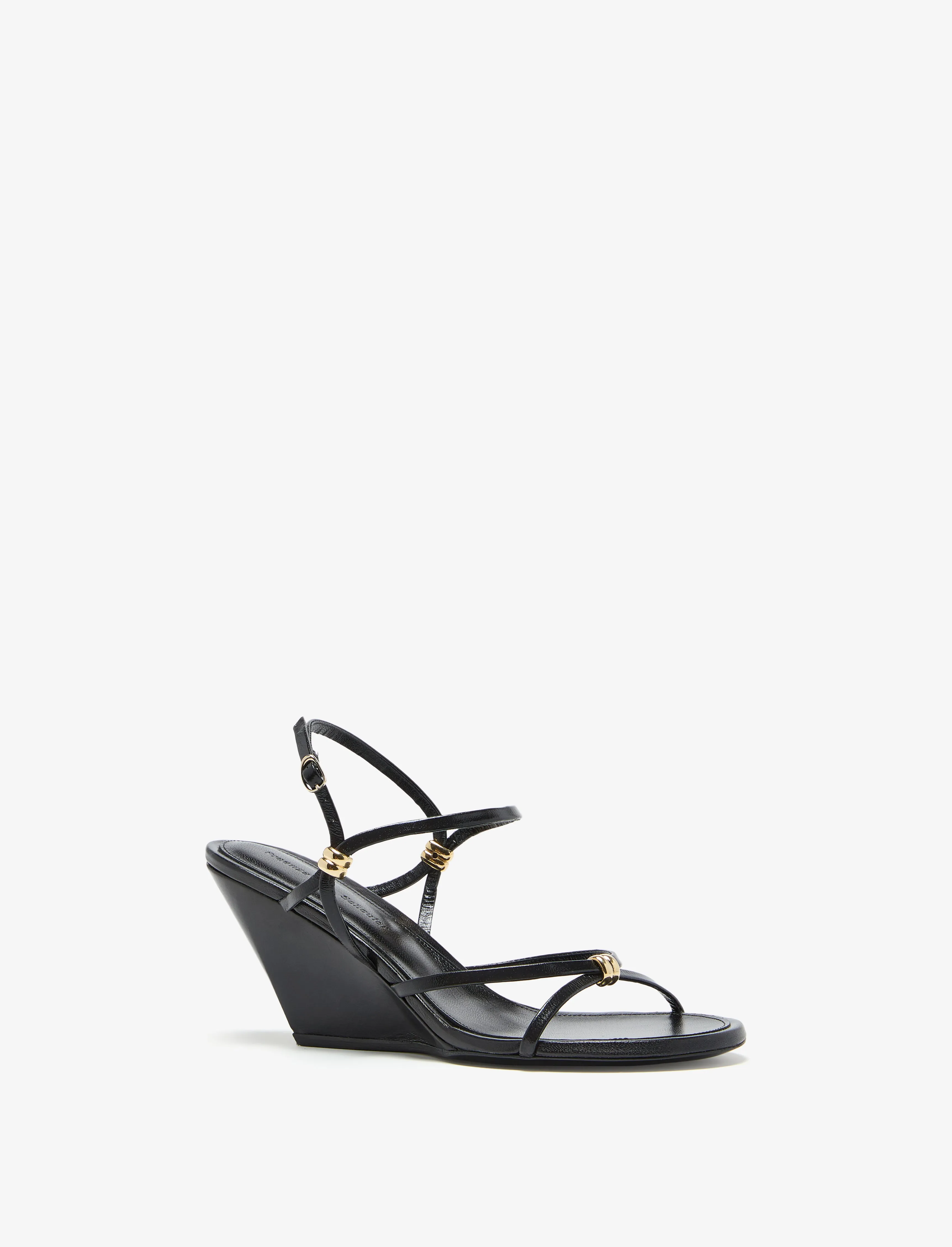 Coil Wedge Sandals in Slick Nappa sold by Proenza Schouler product image thumbnail 2