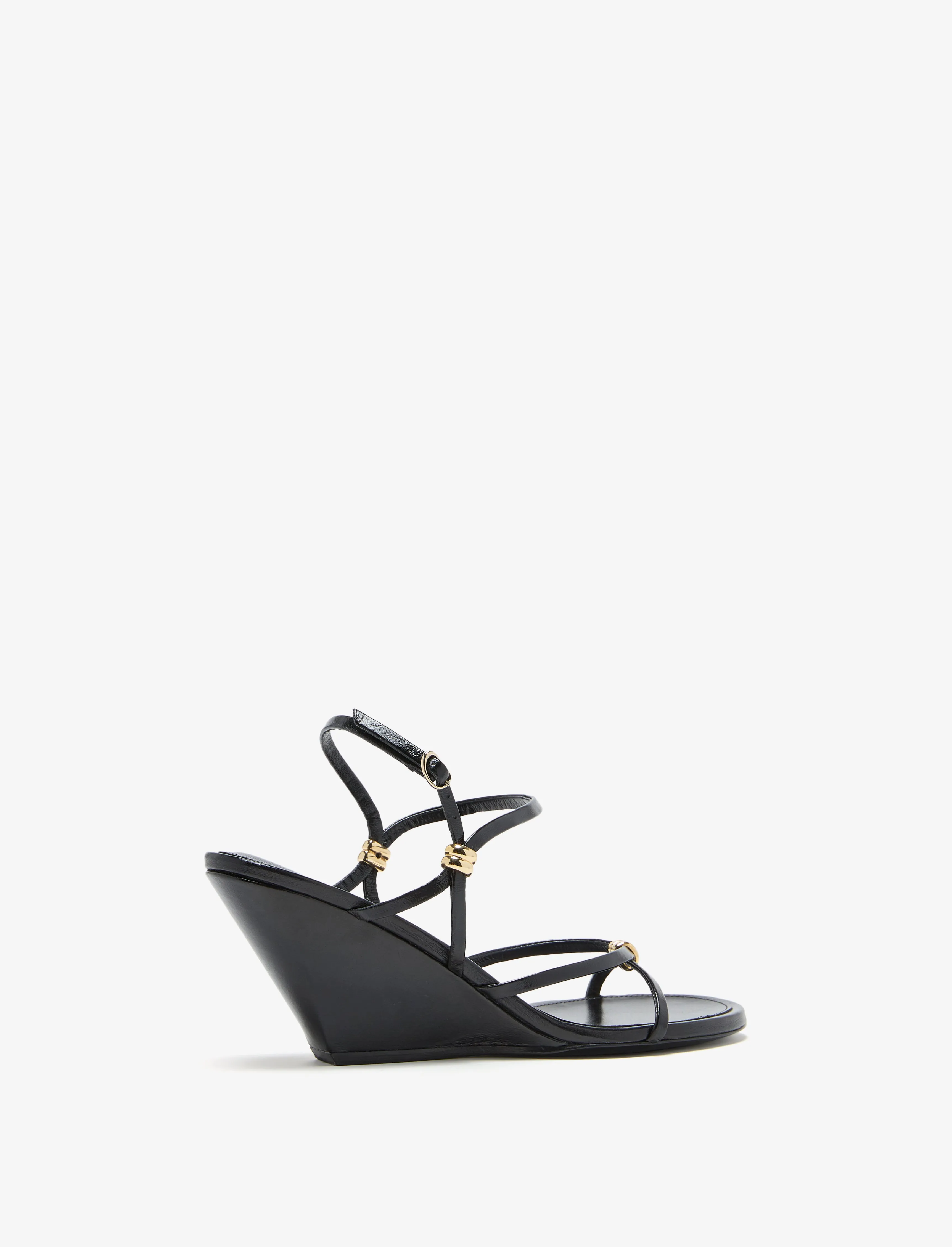 Coil Wedge Sandals in Slick Nappa sold by Proenza Schouler product image thumbnail 3