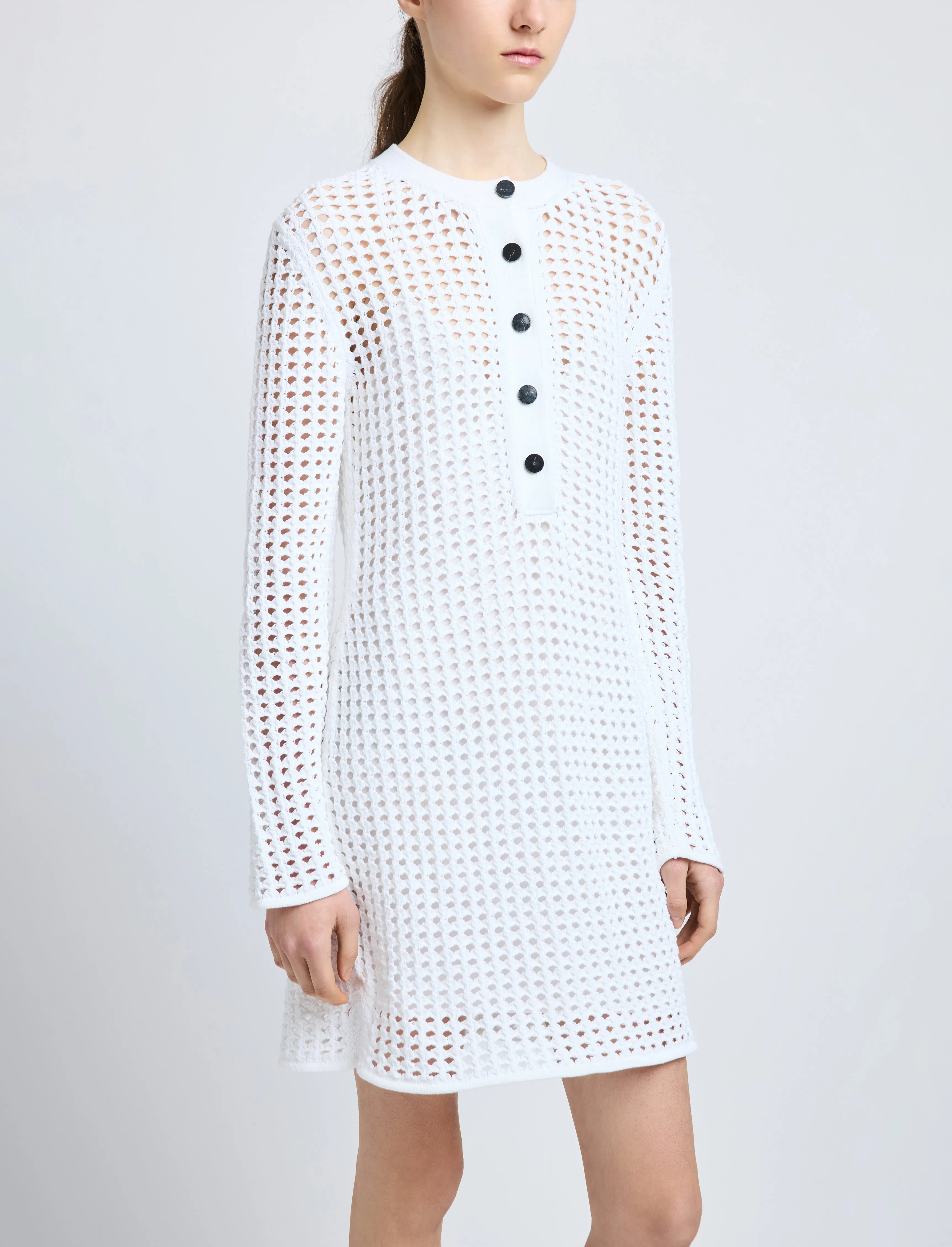 Micah Dress in Open Crochet sold by Proenza Schouler product image thumbnail 5