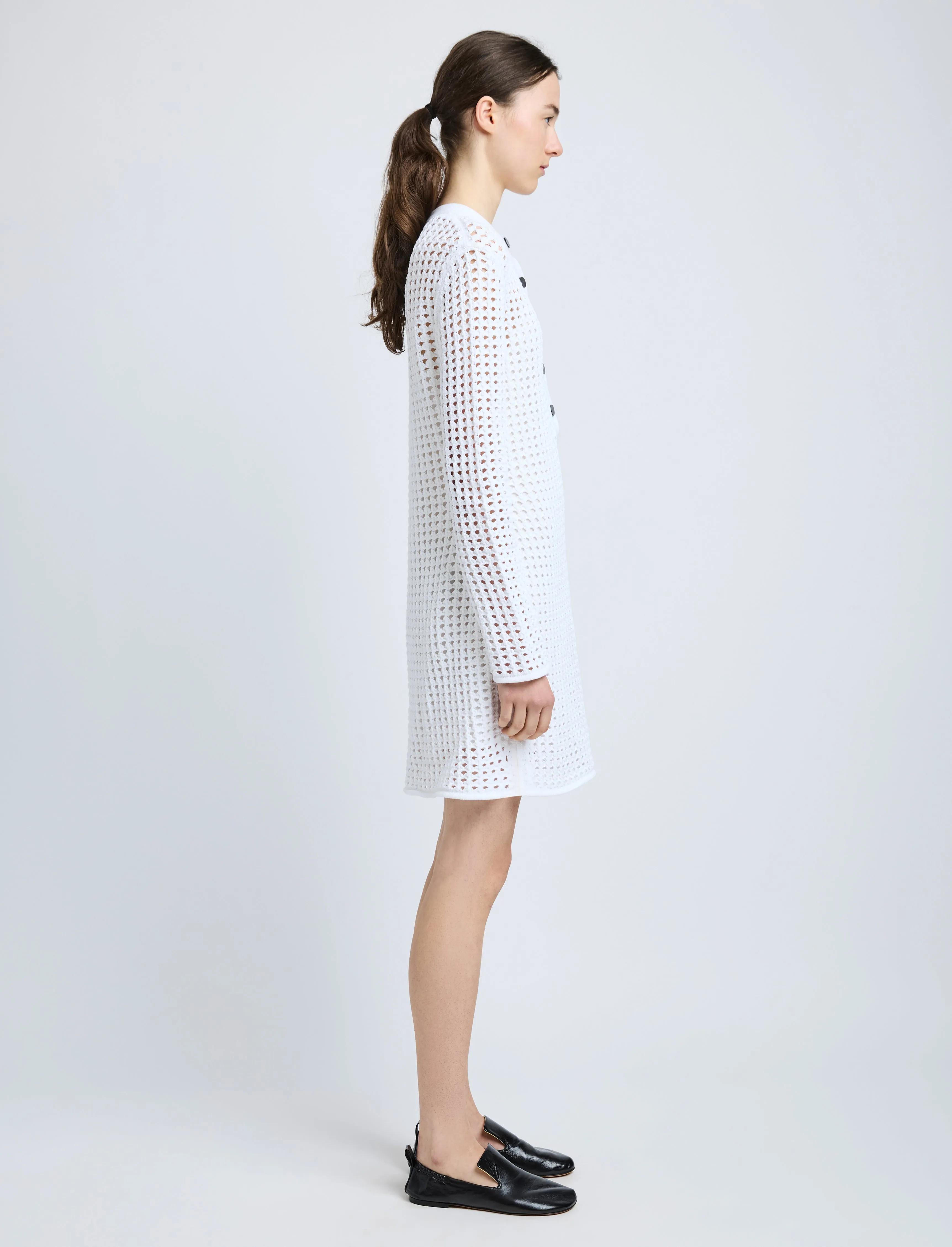 Micah Dress in Open Crochet sold by Proenza Schouler product image thumbnail 3