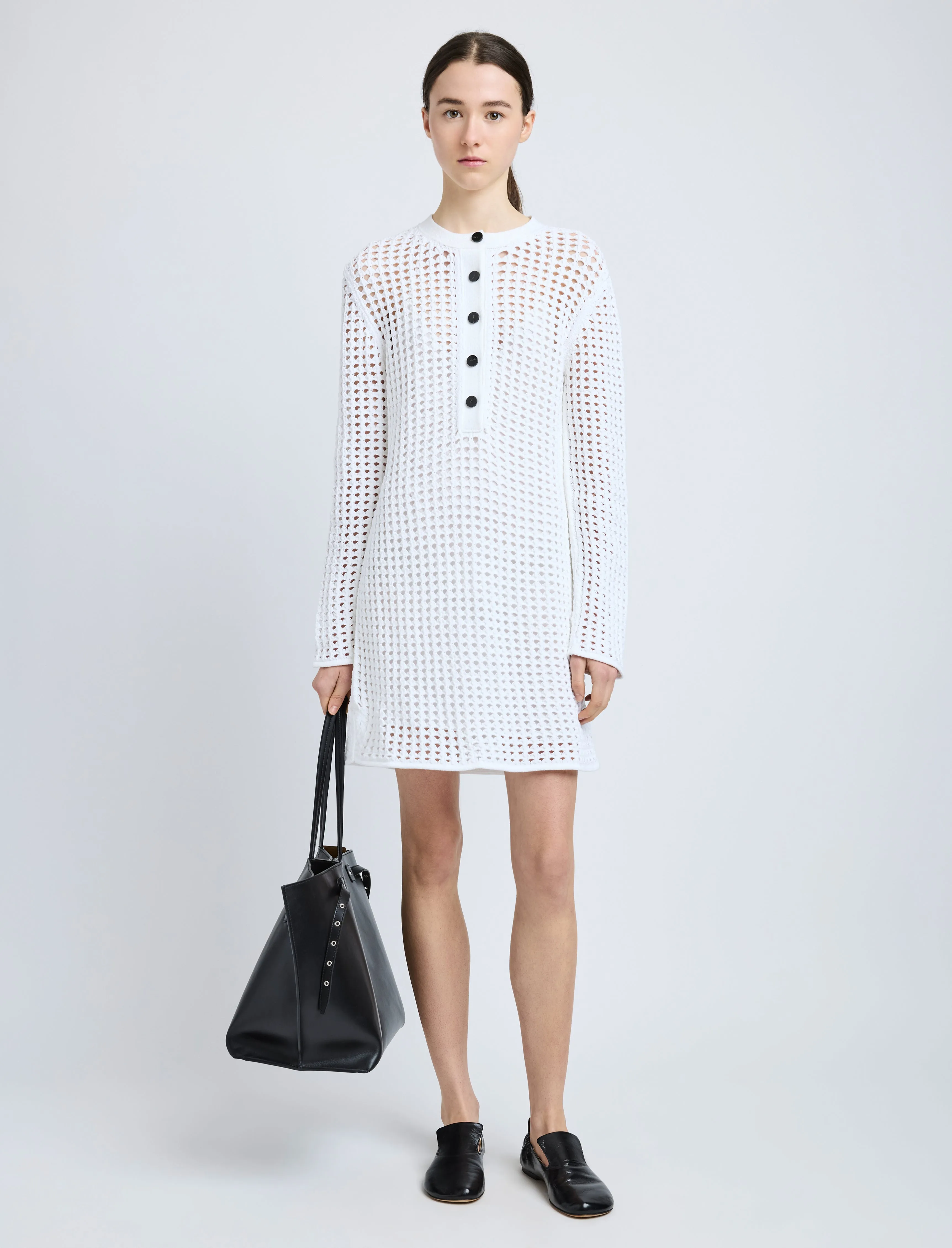 Micah Dress in Open Crochet sold by Proenza Schouler product image thumbnail 2