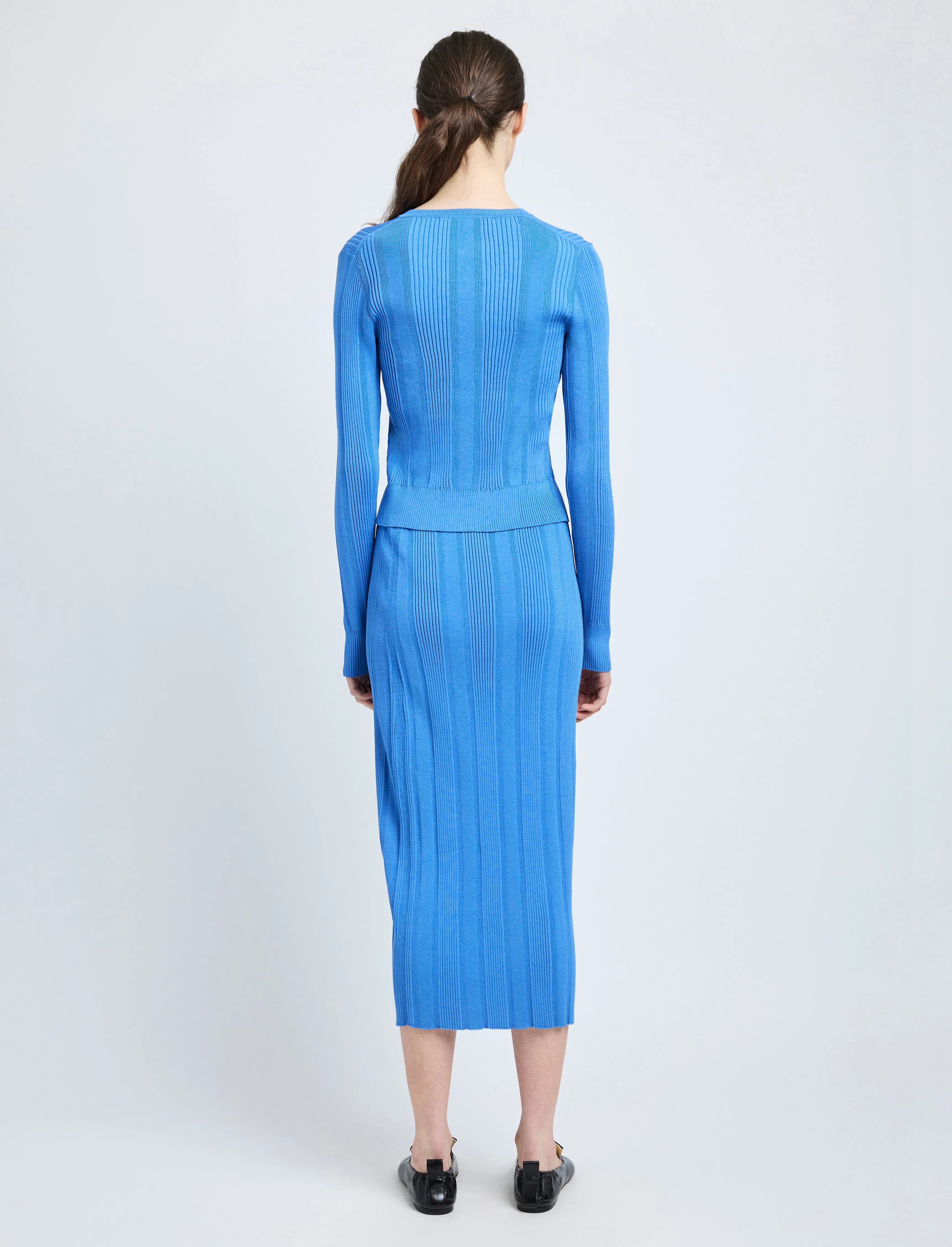Currin Top in Column Rib sold by Proenza Schouler product image thumbnail 5