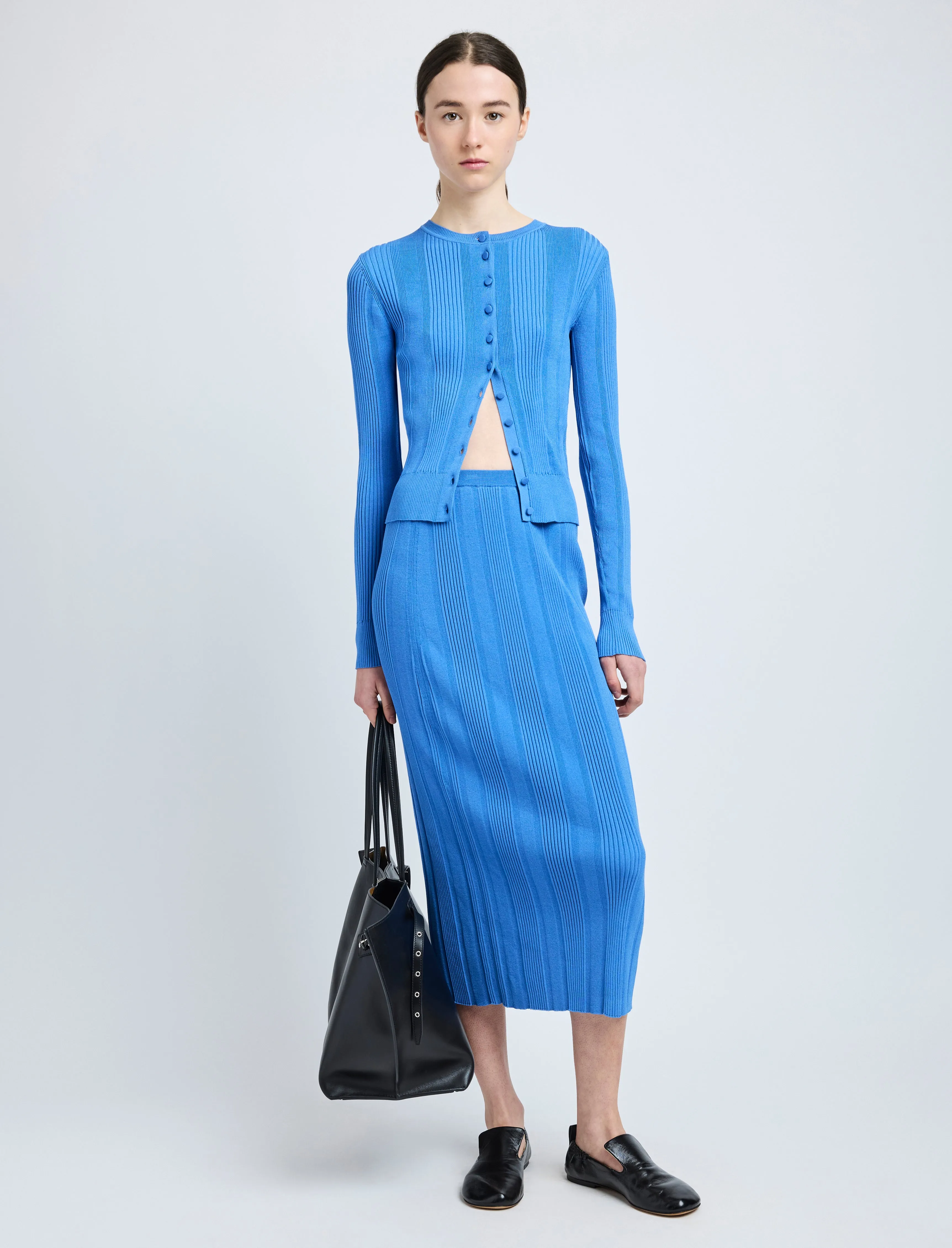 Currin Top in Column Rib sold by Proenza Schouler product image thumbnail 3