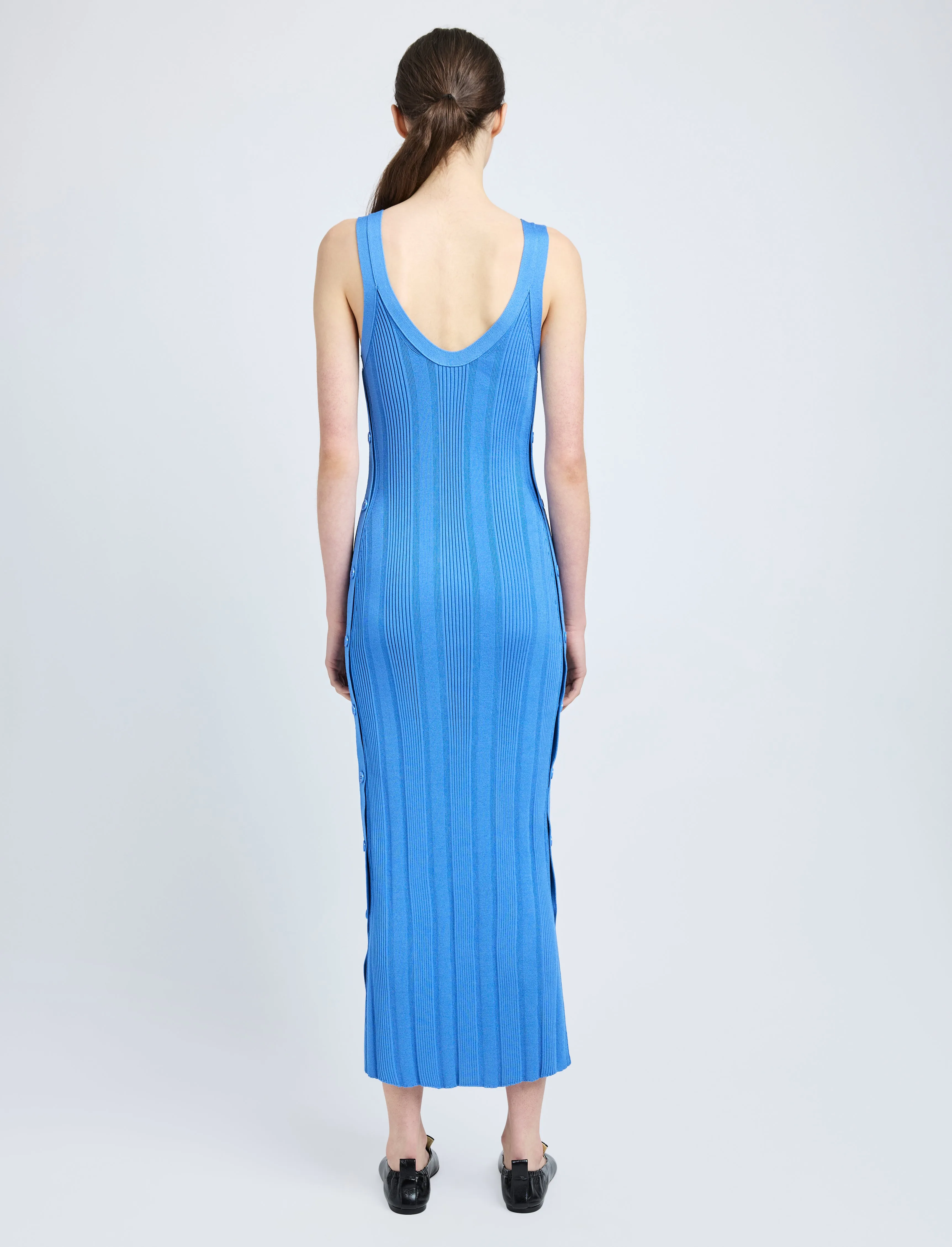 Ellis Dress in Column Rib sold by Proenza Schouler product image thumbnail 4
