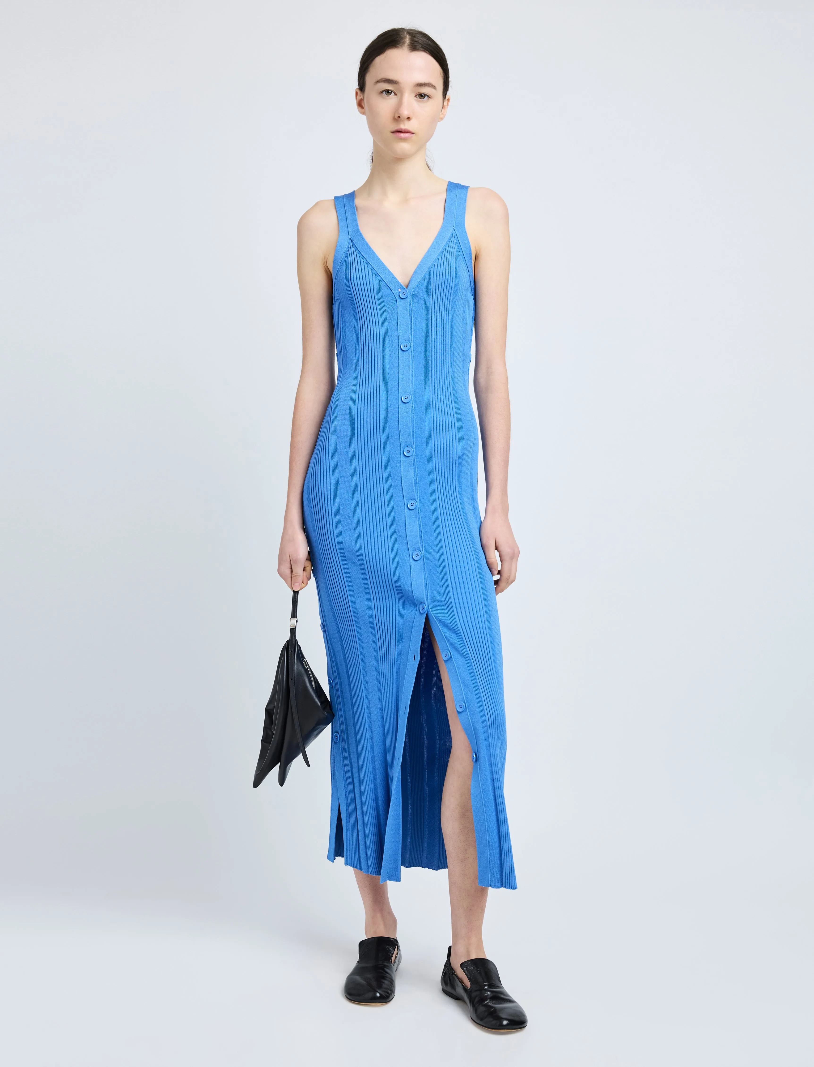 Ellis Dress in Column Rib sold by Proenza Schouler product image thumbnail 2