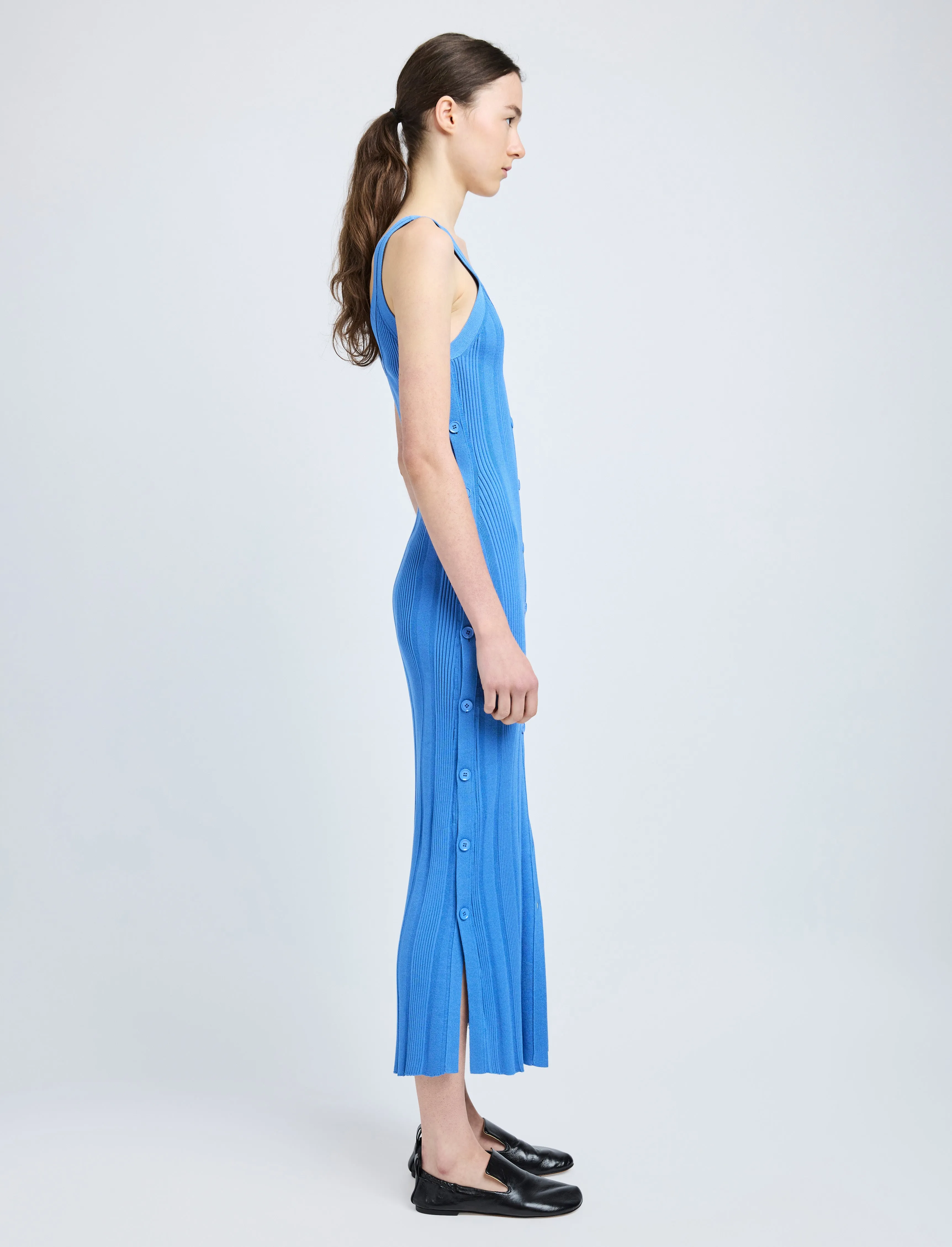 Ellis Dress in Column Rib sold by Proenza Schouler product image thumbnail 3