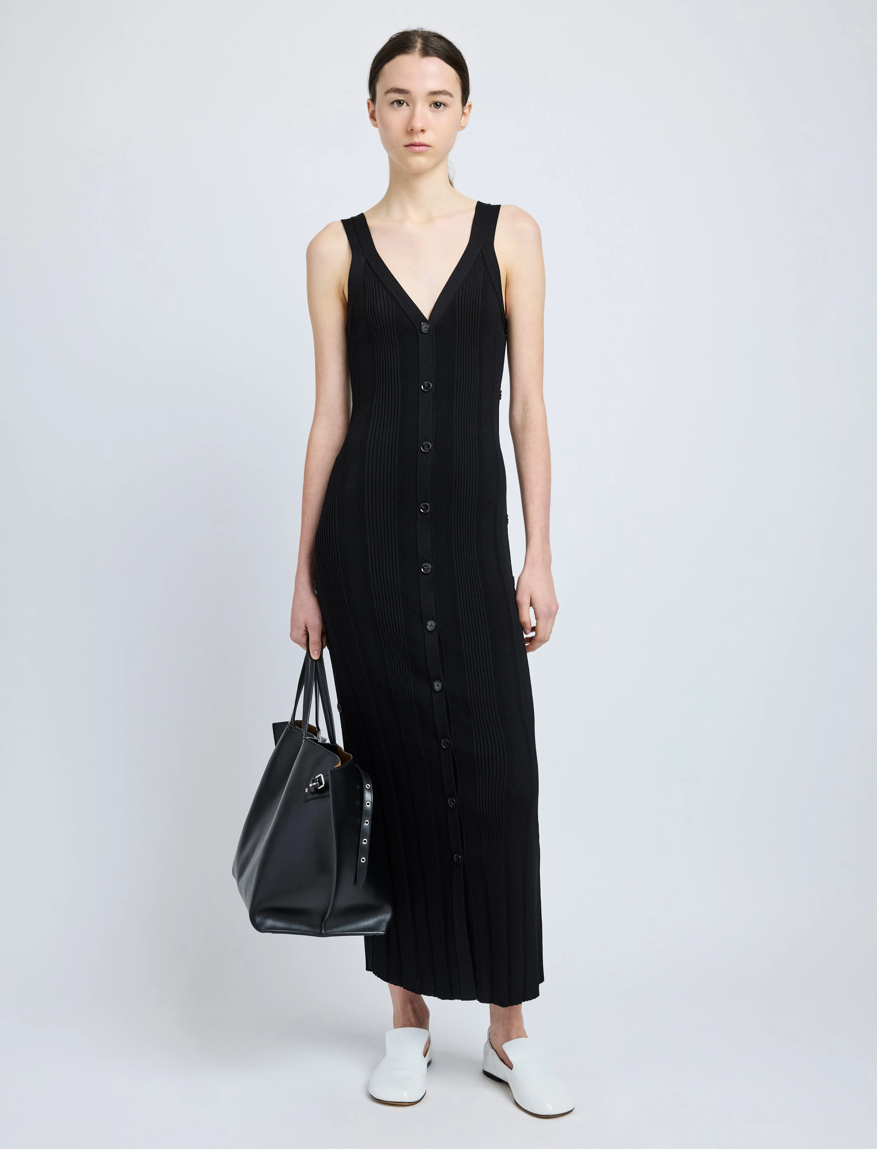 Ellis Dress in Column Rib sold by Proenza Schouler product image thumbnail 2