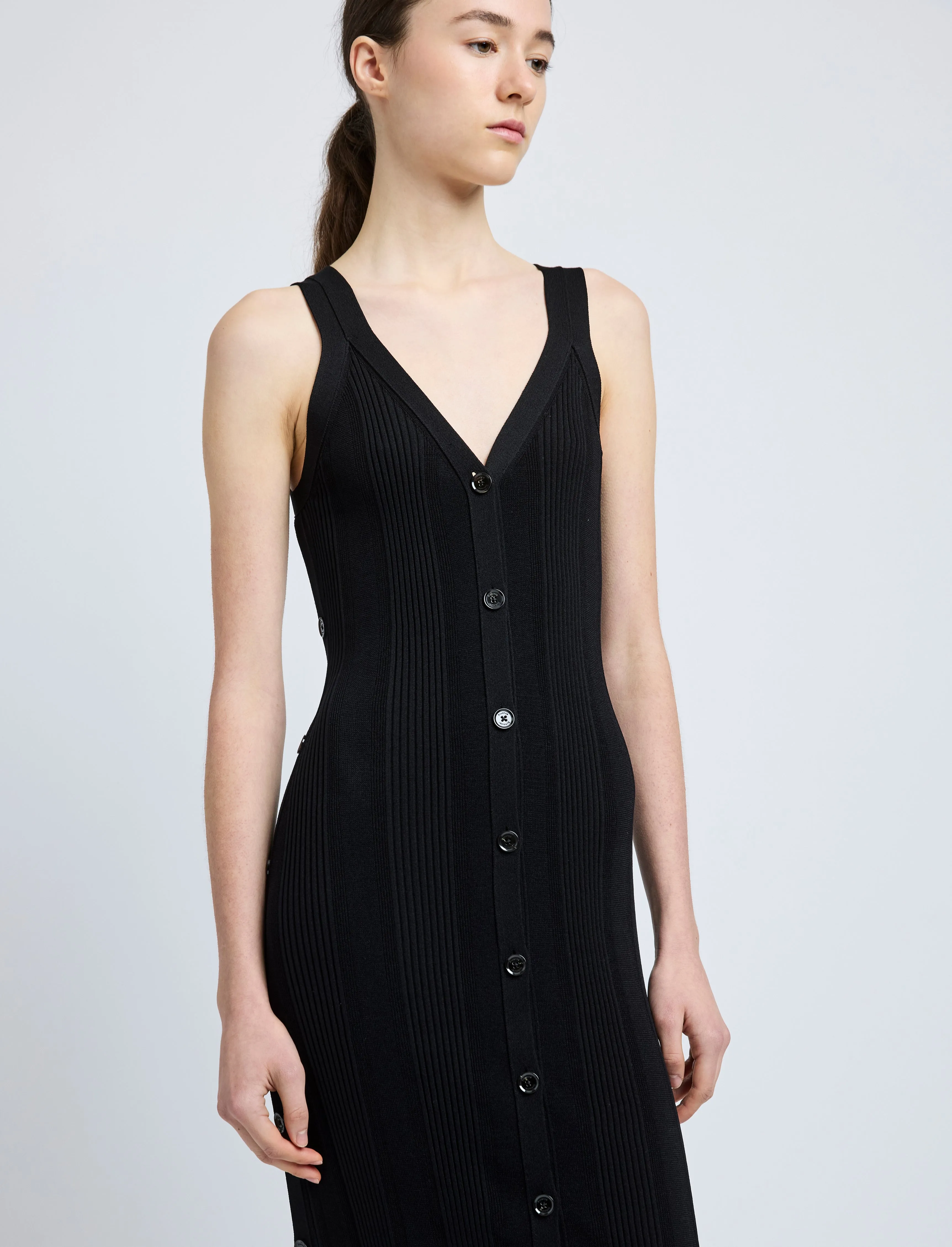 Ellis Dress in Column Rib sold by Proenza Schouler product image thumbnail 5
