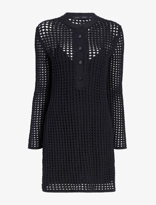 Micah Dress in Open Crochet made by Proenza Schouler