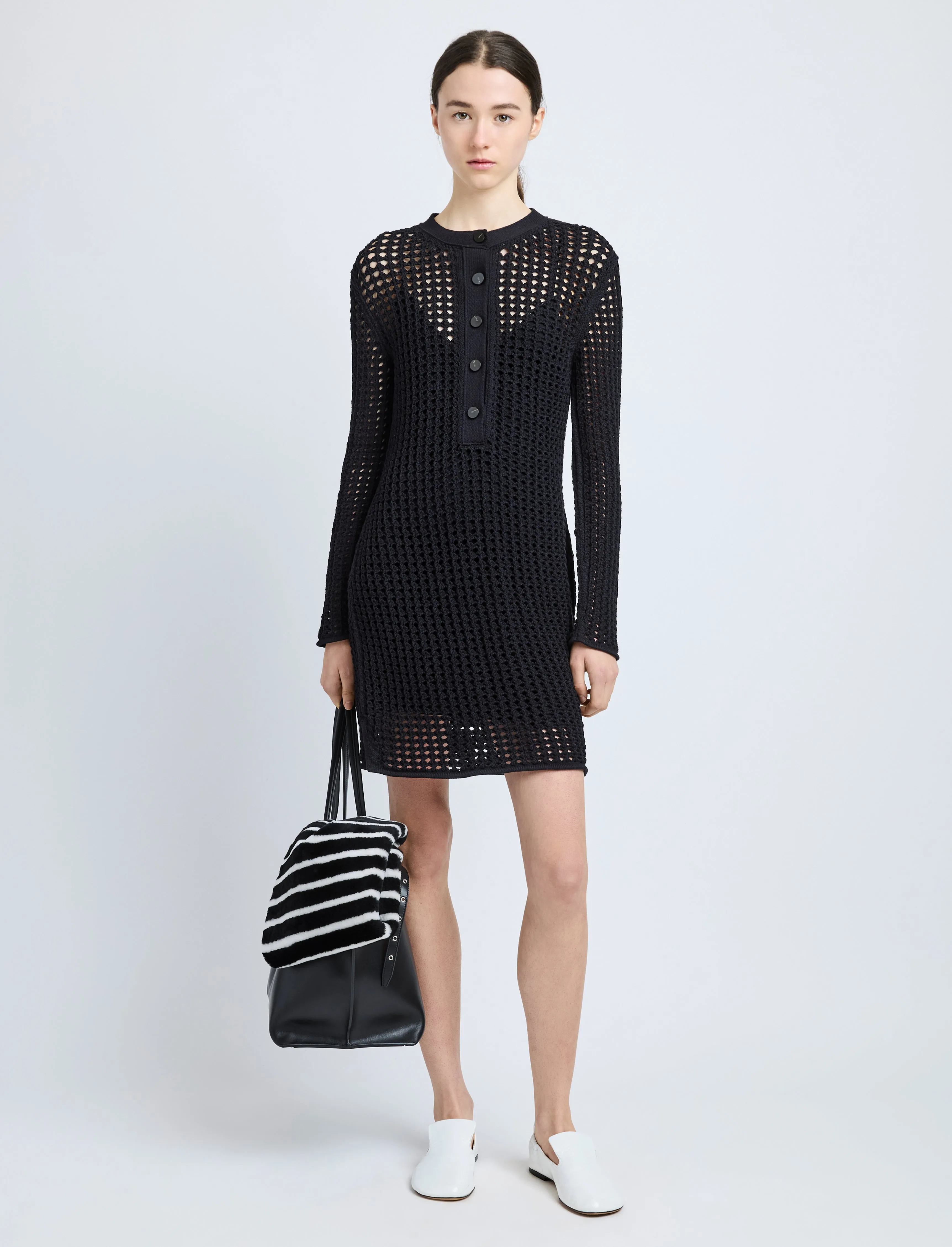 Micah Dress in Open Crochet sold by Proenza Schouler product image thumbnail 2