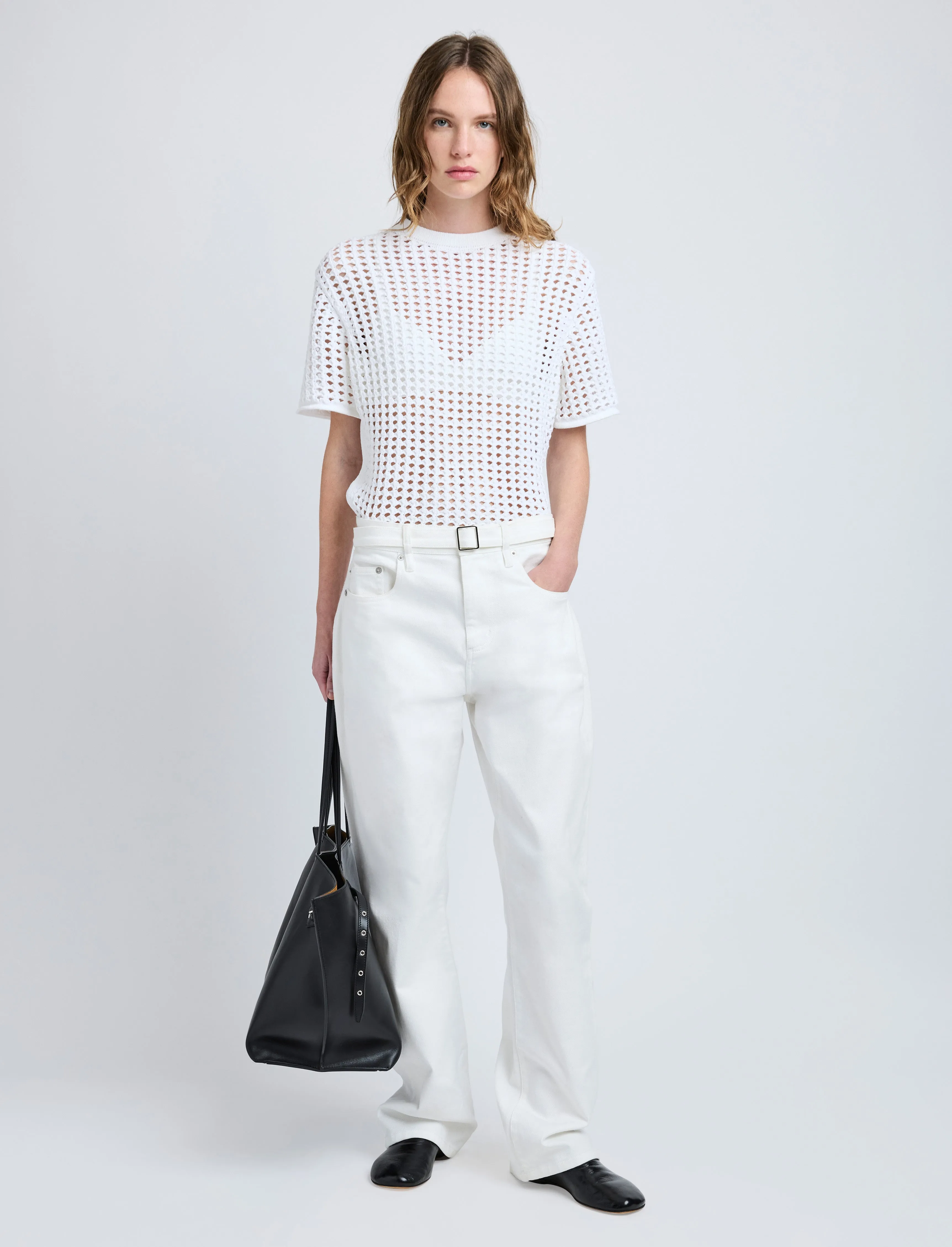 Kimia Top in Open Crochet sold by Proenza Schouler product image thumbnail 3