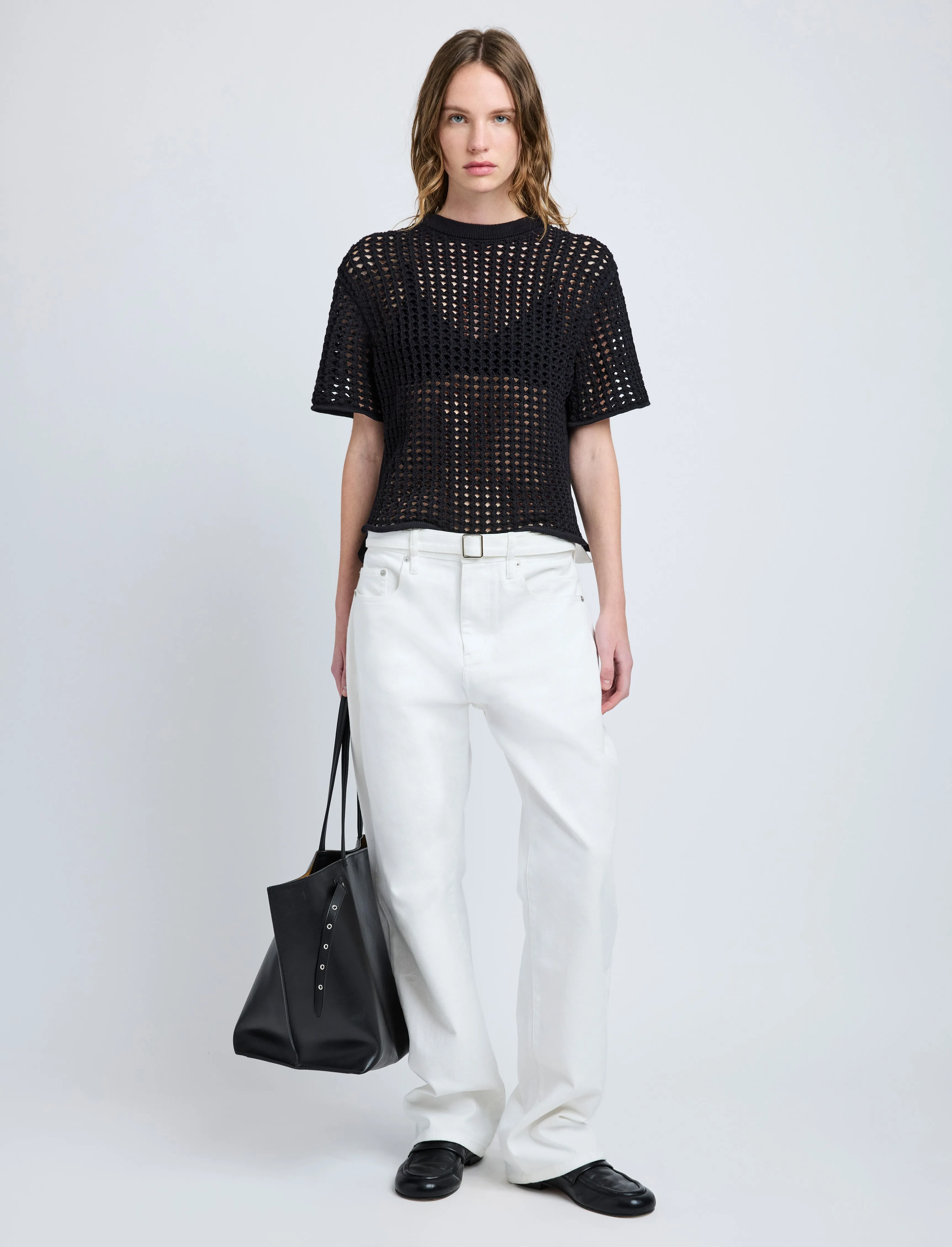Kimia Top in Open Crochet sold by Proenza Schouler product image thumbnail 3