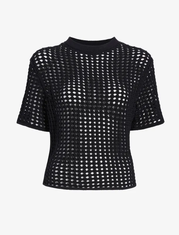 Kimia Top in Open Crochet sold by Proenza Schouler