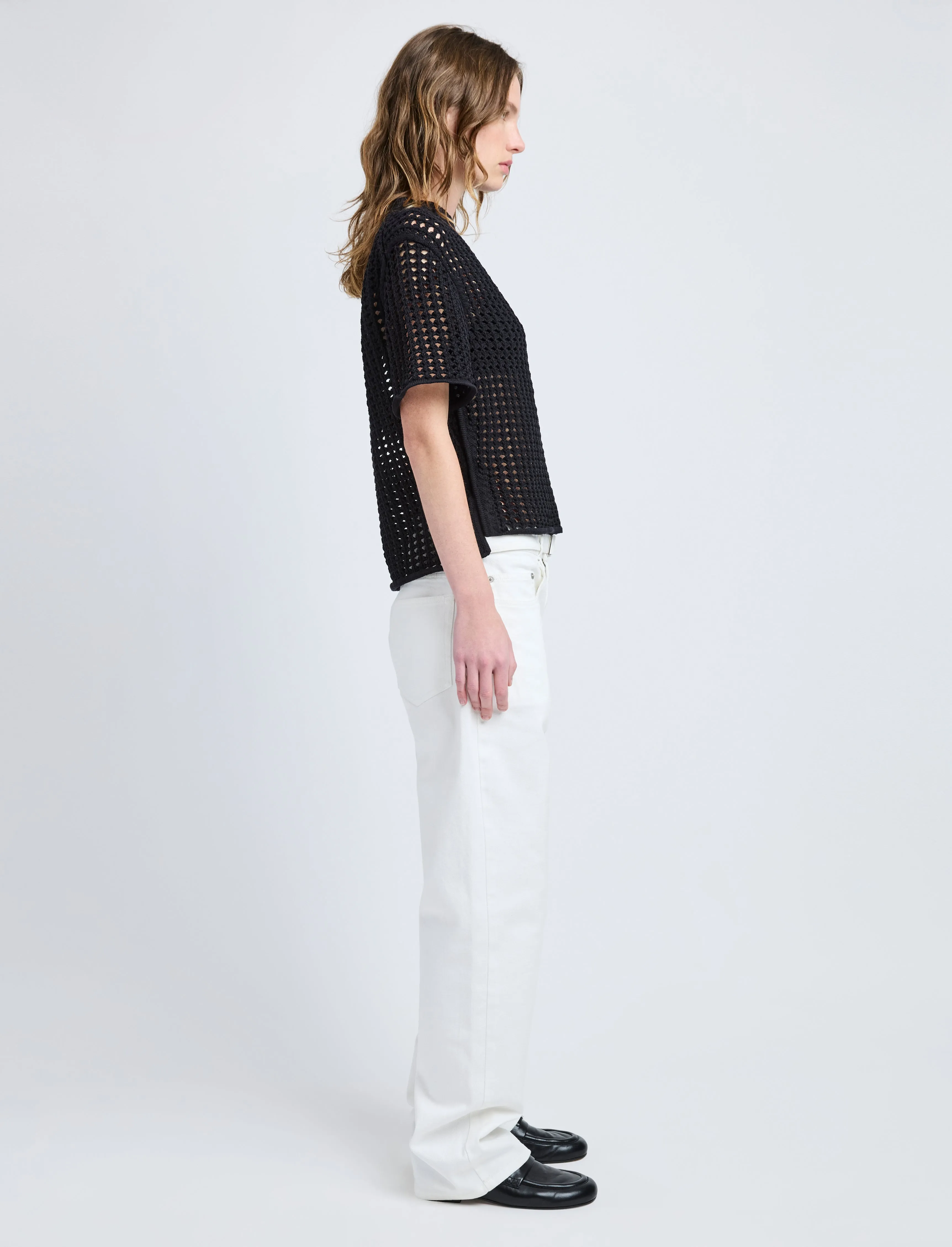 Kimia Top in Open Crochet sold by Proenza Schouler product image thumbnail 4