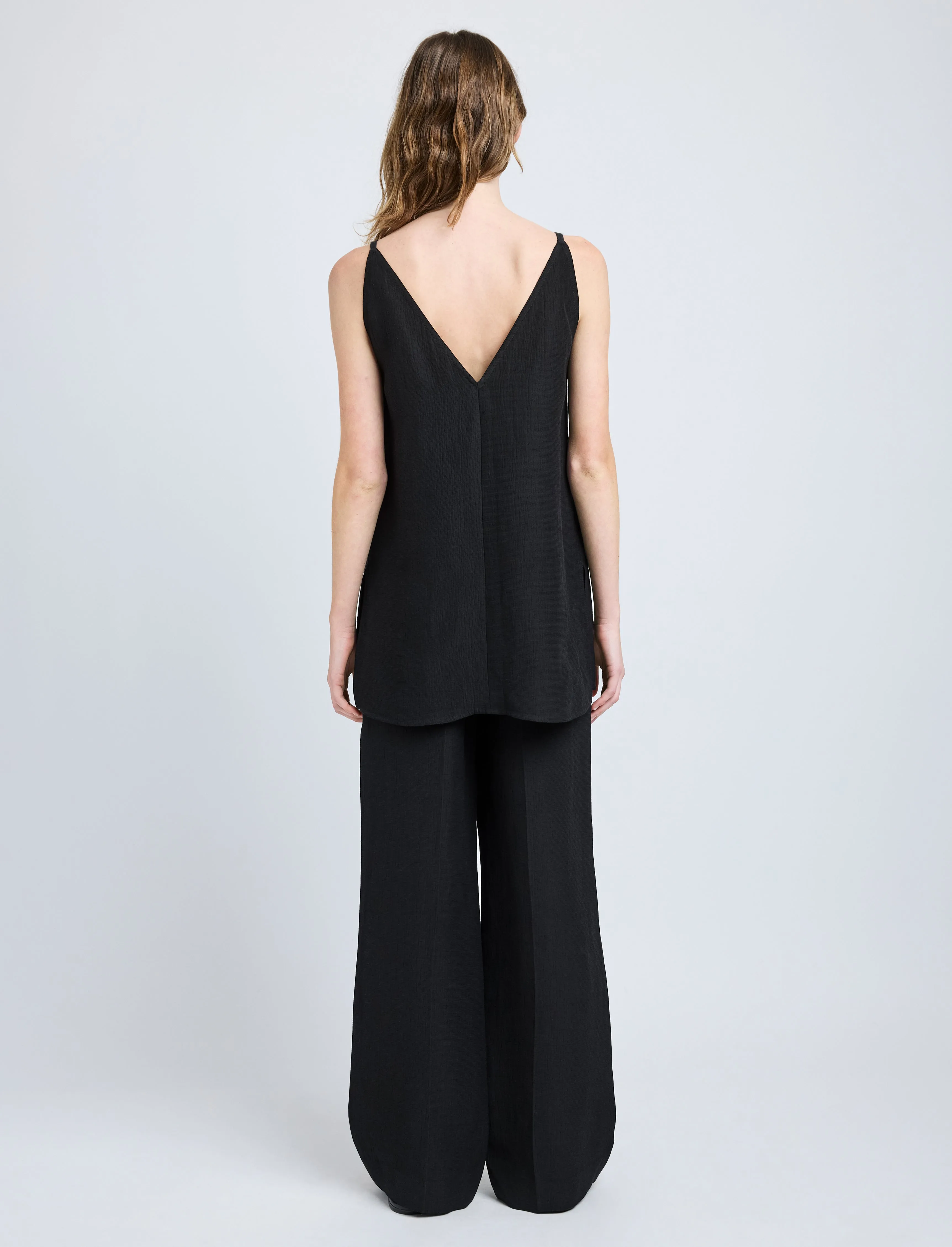 Mitchell Top in Cotton Viscose Linen sold by Proenza Schouler product image thumbnail 5