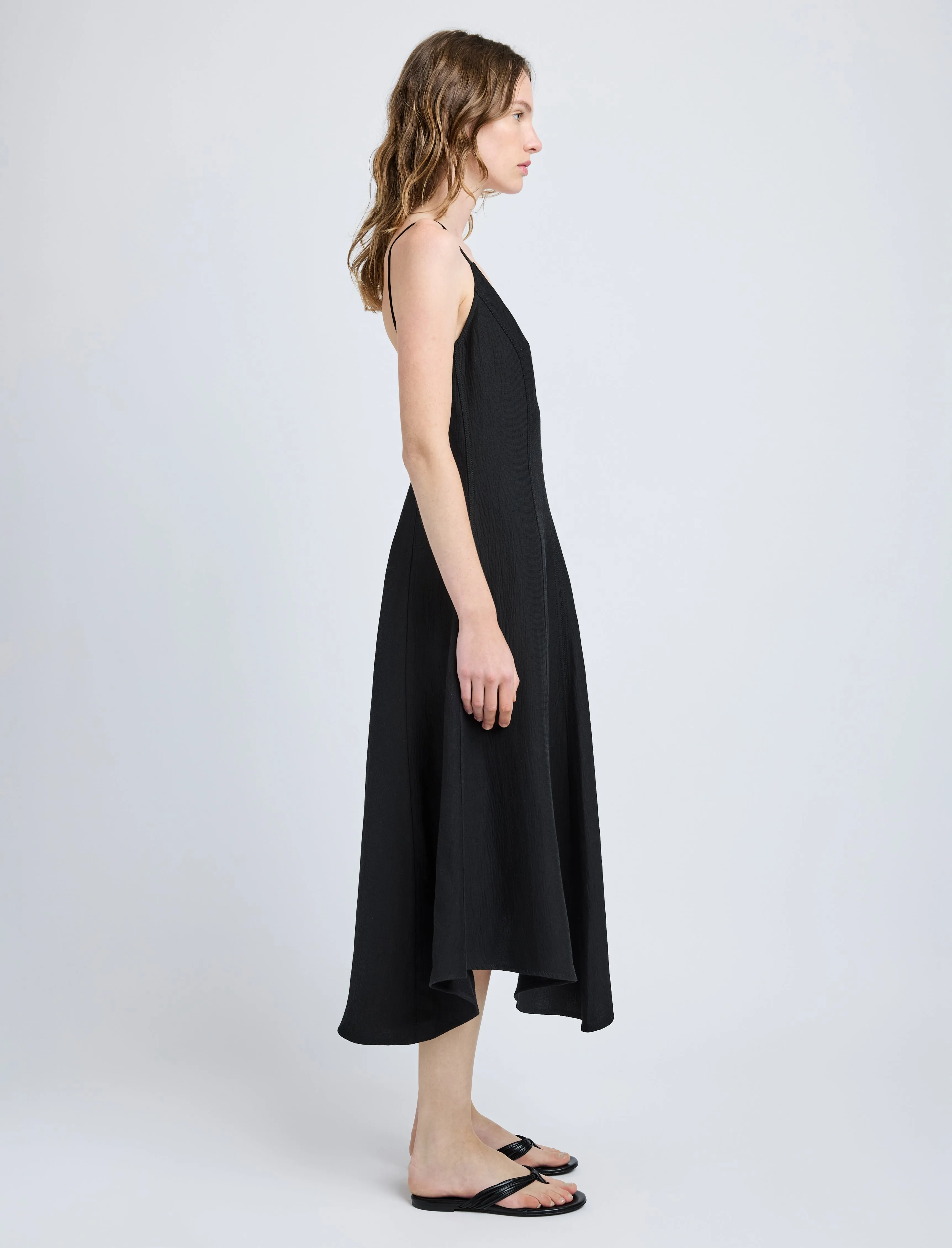 Elaine Dress in Cotton Viscose Linen sold by Proenza Schouler product image thumbnail 3