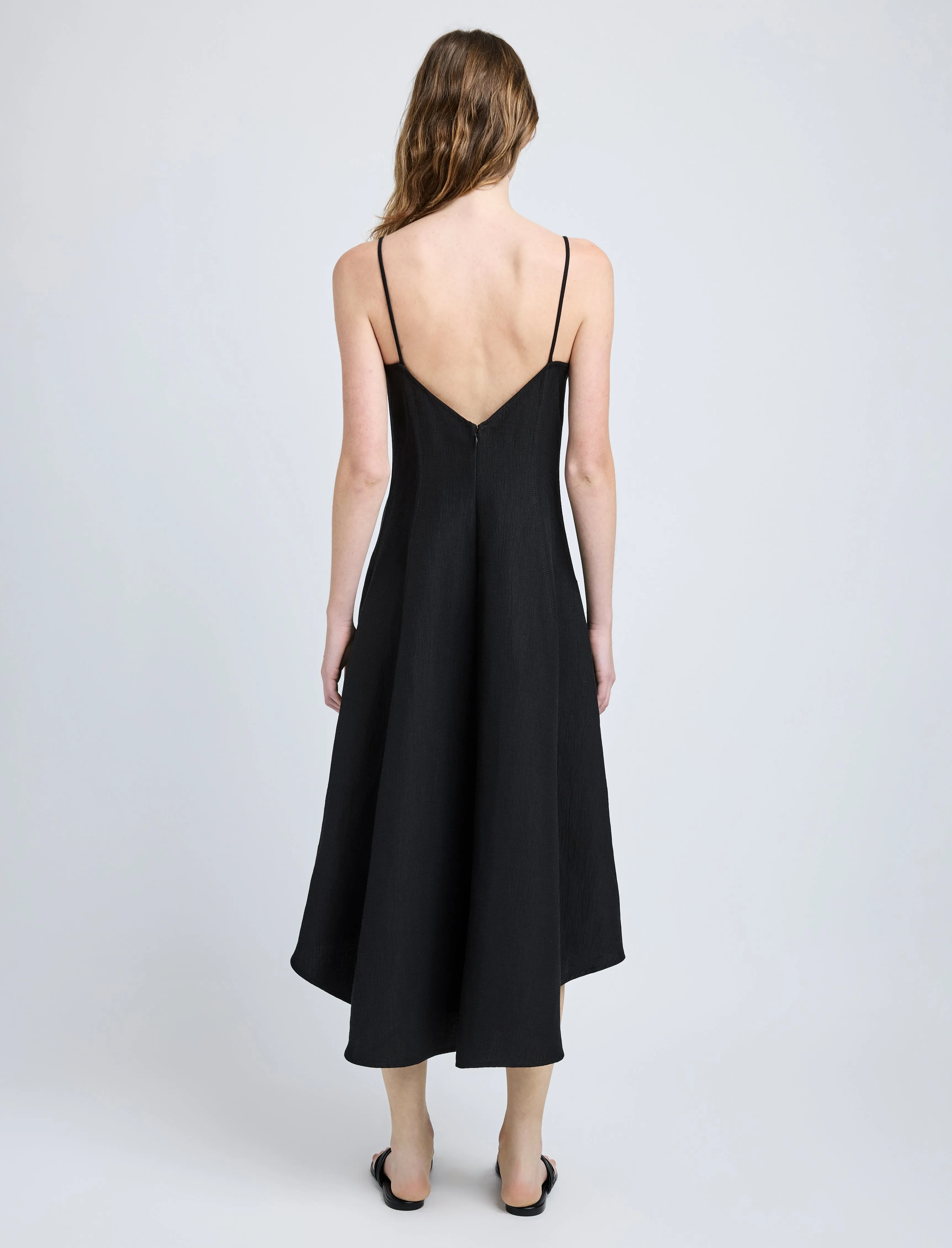 Elaine Dress in Cotton Viscose Linen sold by Proenza Schouler product image thumbnail 4