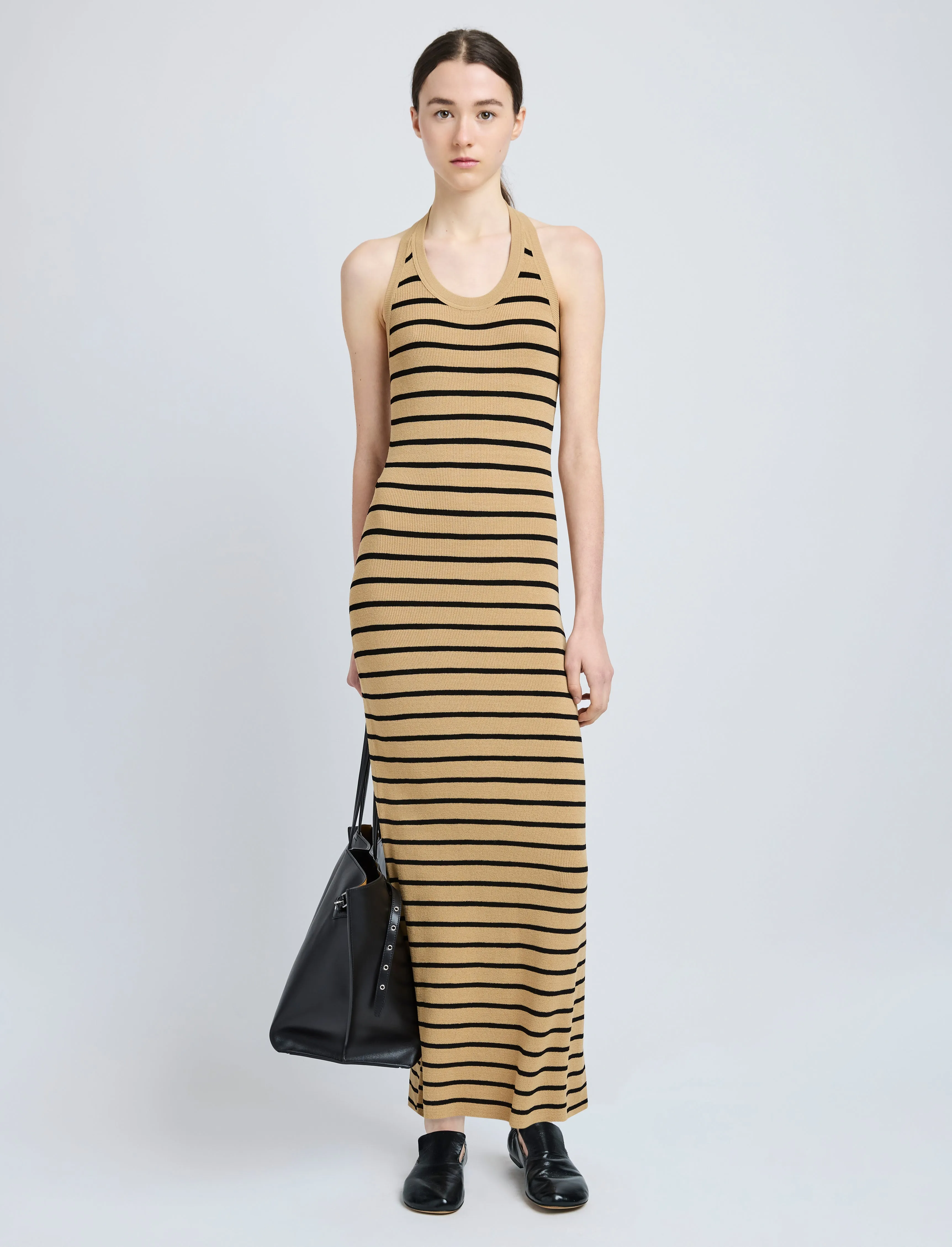 Meryl Dress in Matte Viscose Rib sold by Proenza Schouler product image thumbnail 2