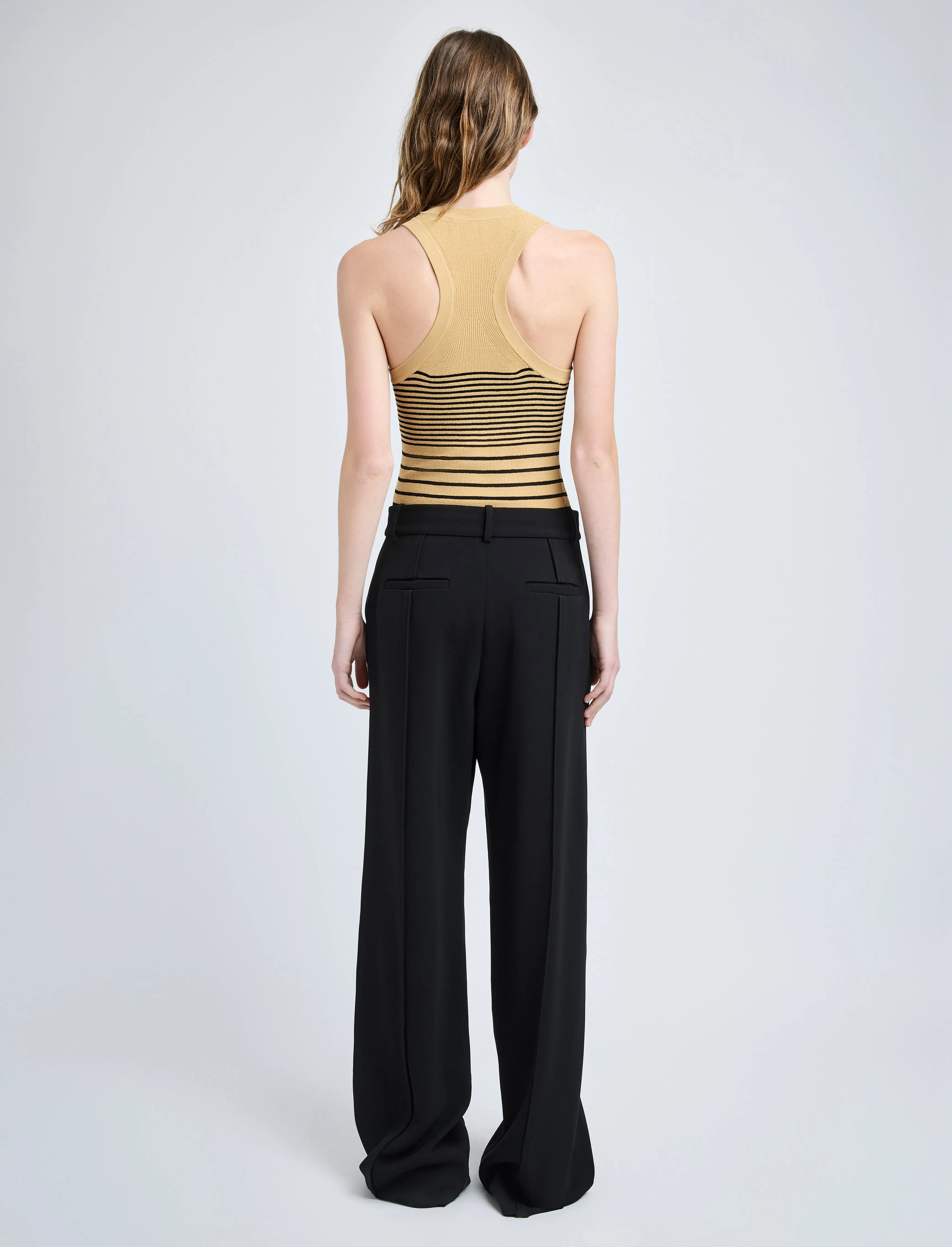 Roberts Top in Matte Viscose Rib sold by Proenza Schouler product image thumbnail 5