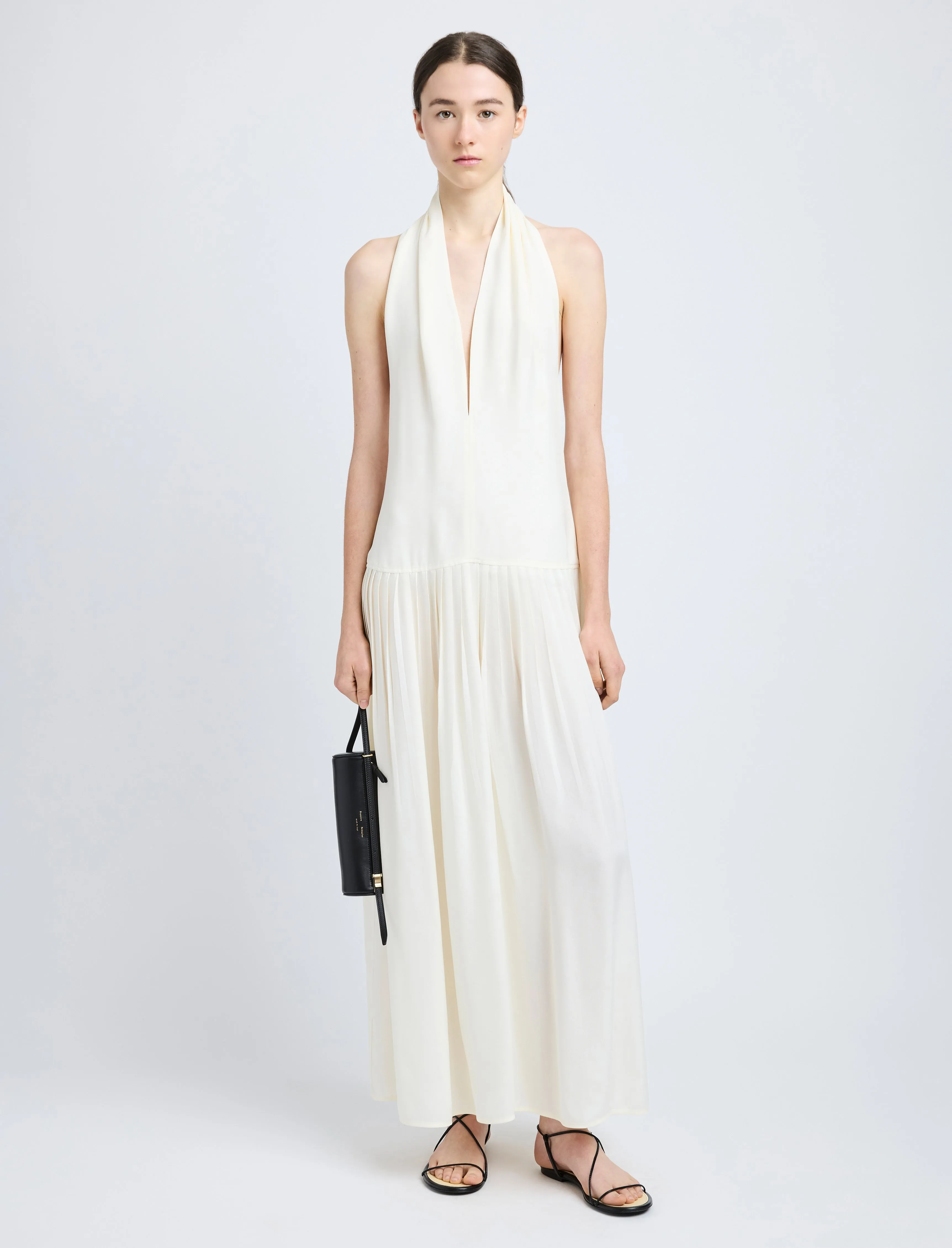 Tala Dress in Viscose Georgette sold by Proenza Schouler product image thumbnail 2
