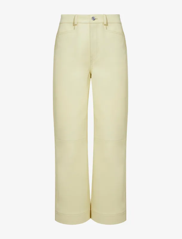Leather Culotte - BUTTER sold by Proenza Schouler