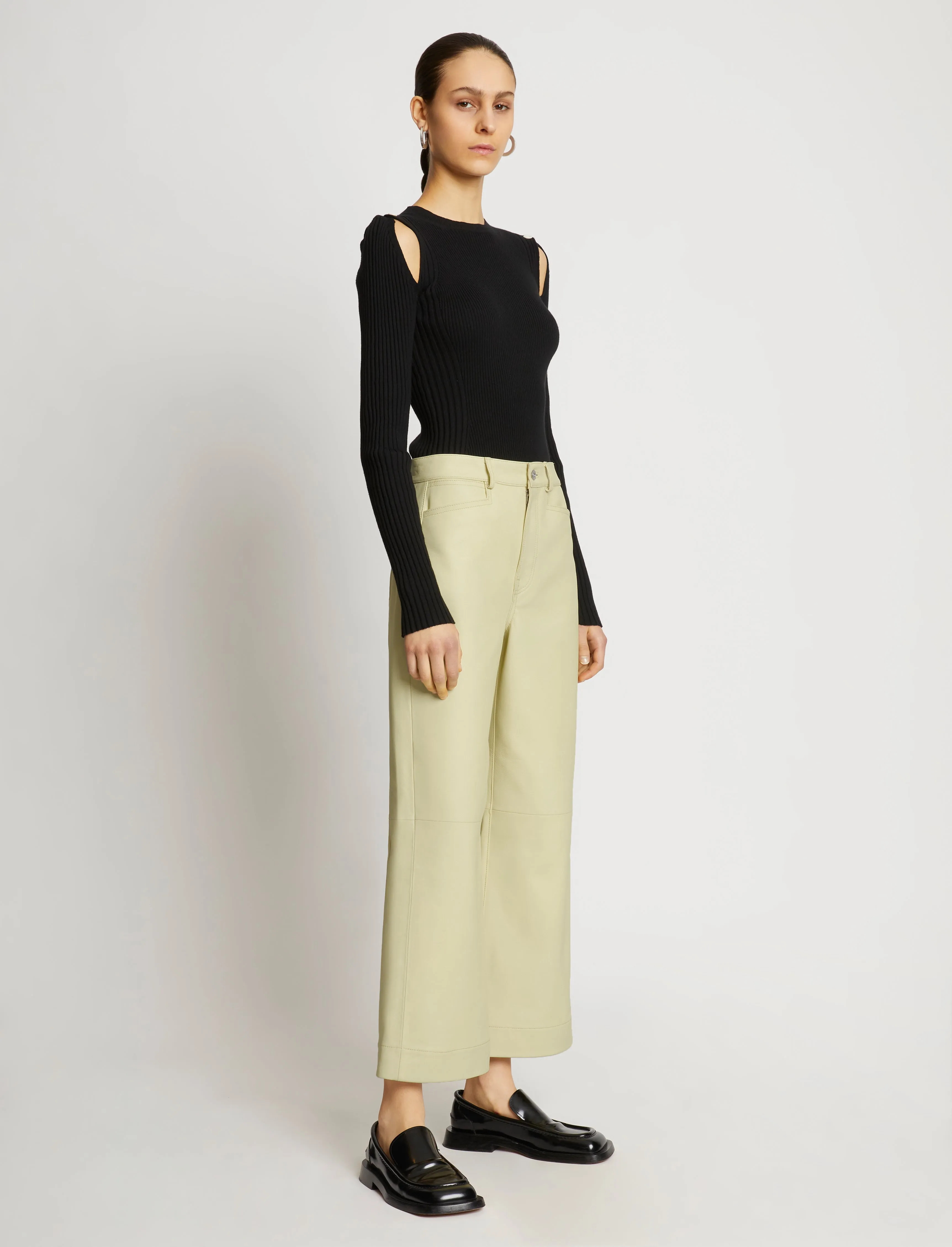 Leather Culotte - BUTTER sold by Proenza Schouler product image thumbnail 3