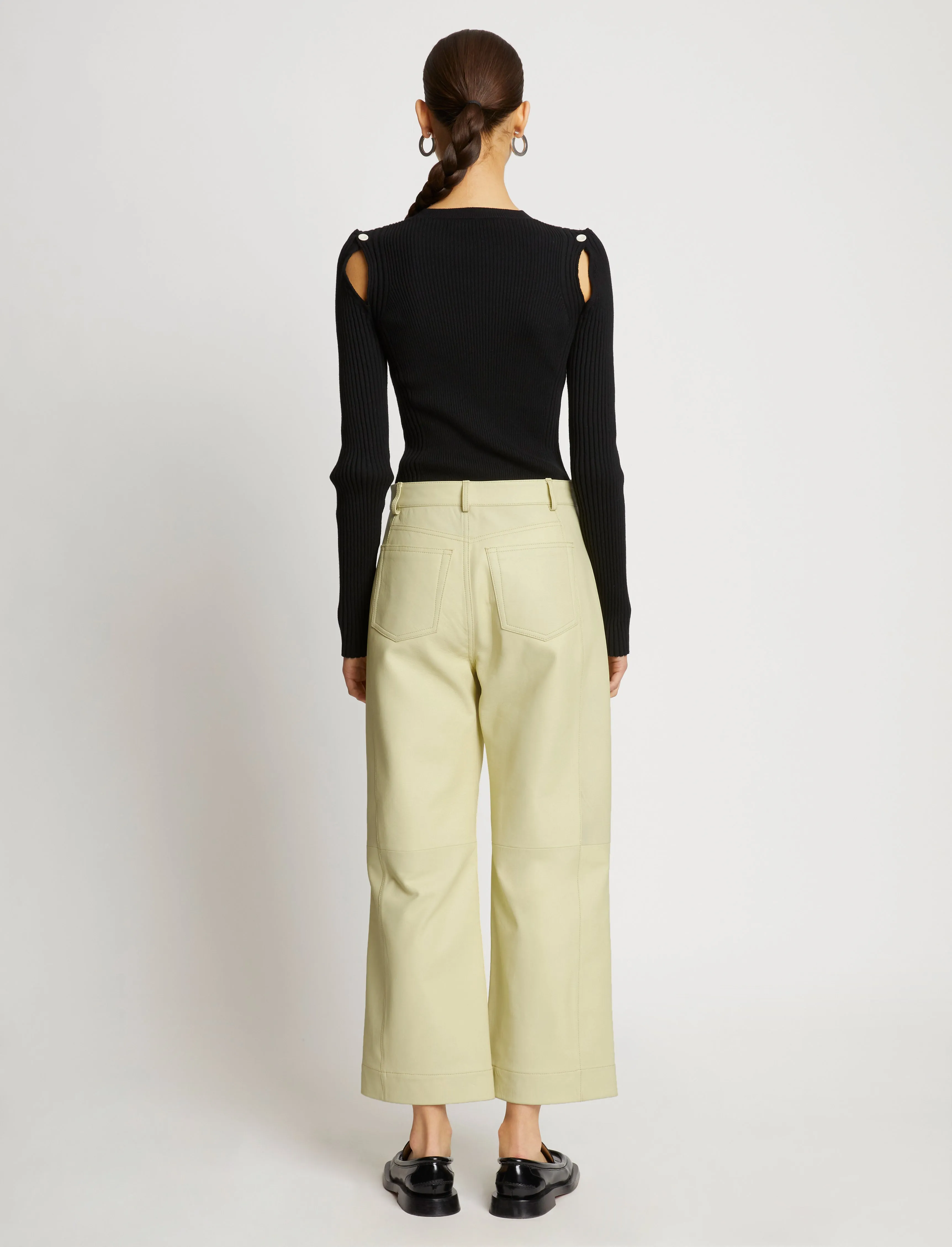 Leather Culotte - BUTTER sold by Proenza Schouler product image thumbnail 4