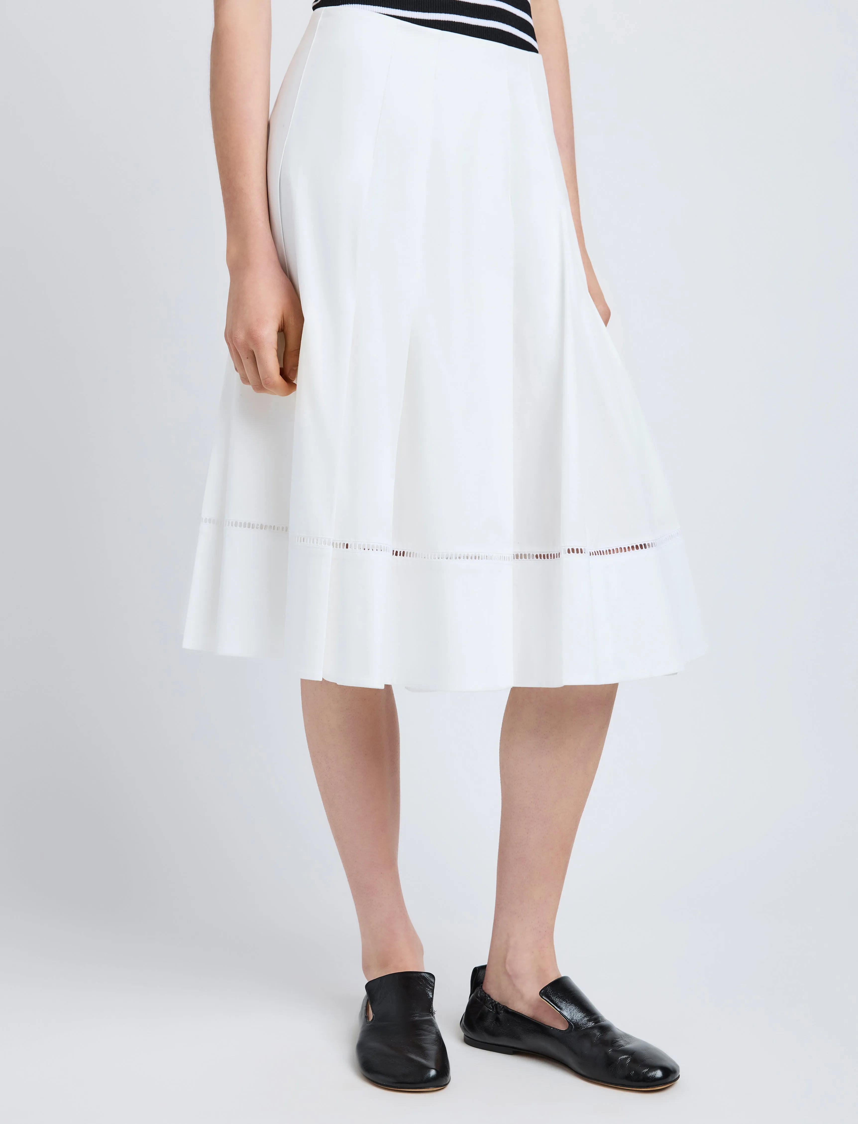 Laci Skirt in Eco Cotton Poplin sold by Proenza Schouler product image thumbnail 5